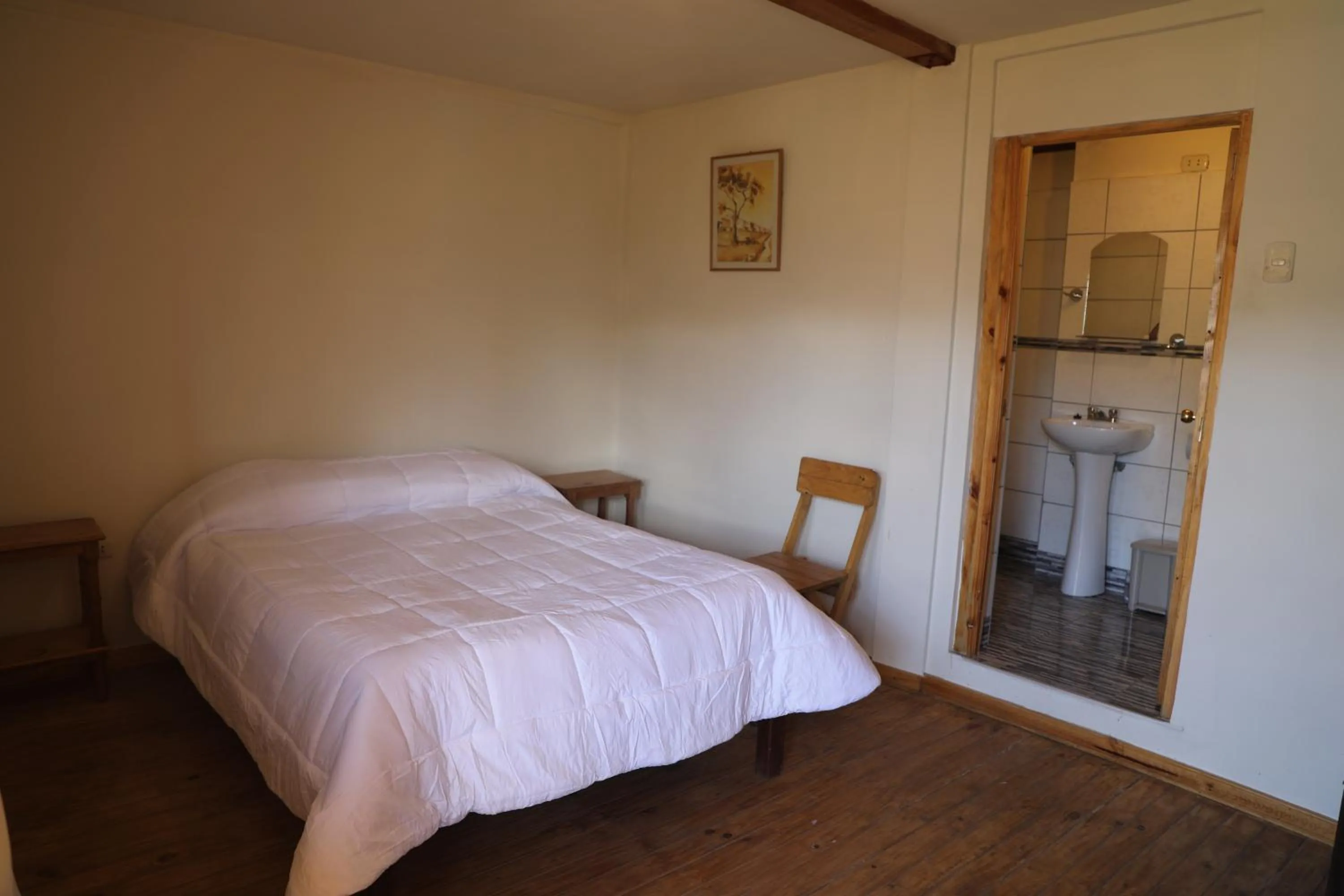 Bed in Schatzi Lodge