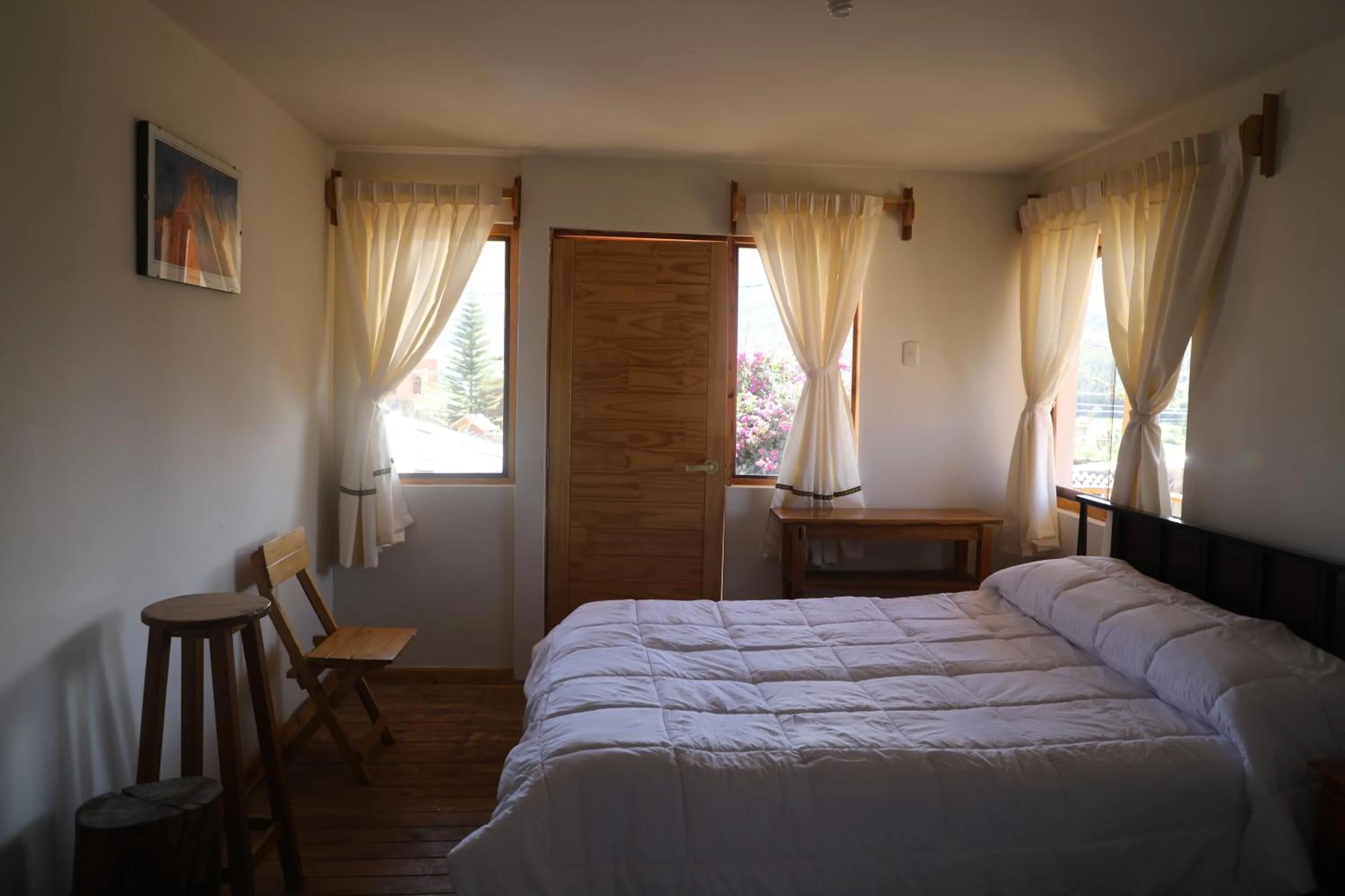 Bed in Schatzi Lodge