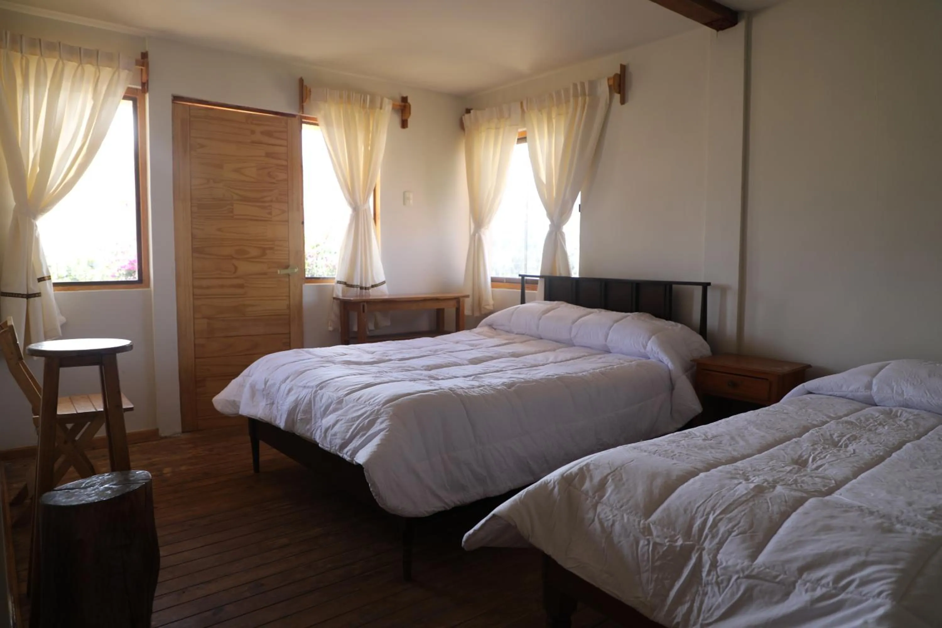 Bed in Schatzi Lodge