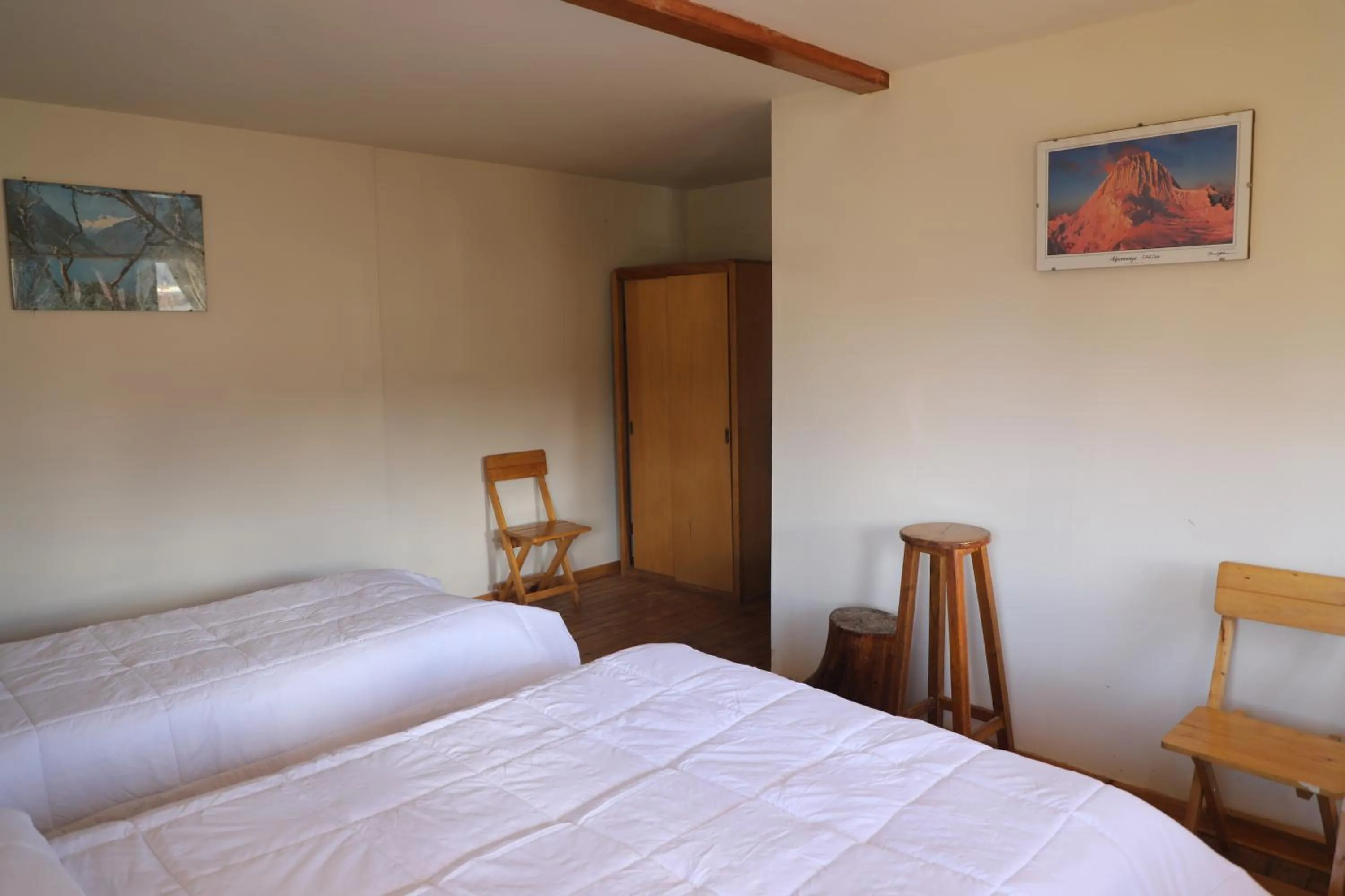 Bed in Schatzi Lodge