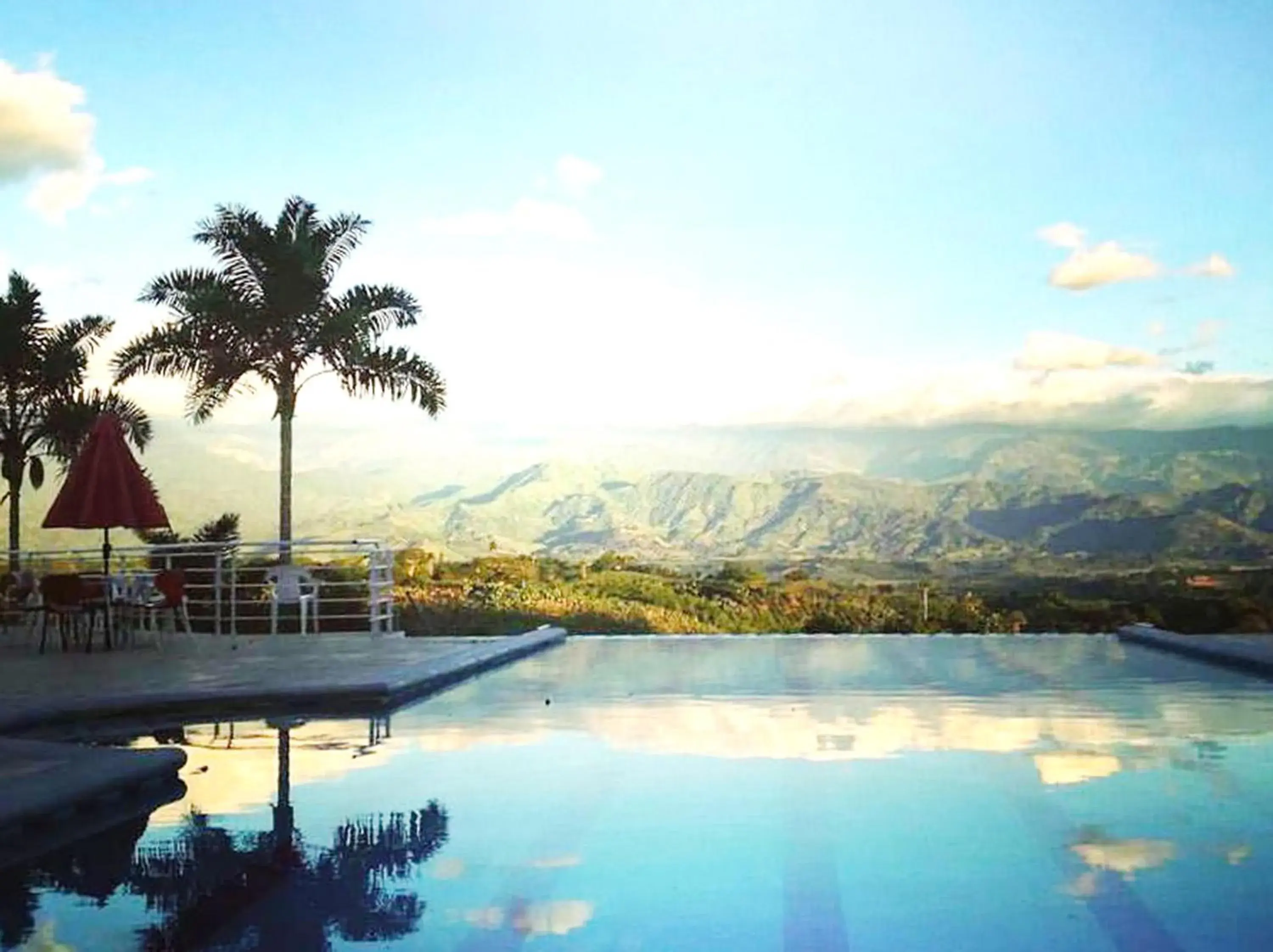 Pool view in Hotel Mirador Las Palmas Pool view in Hotel Mirador Las Palmas