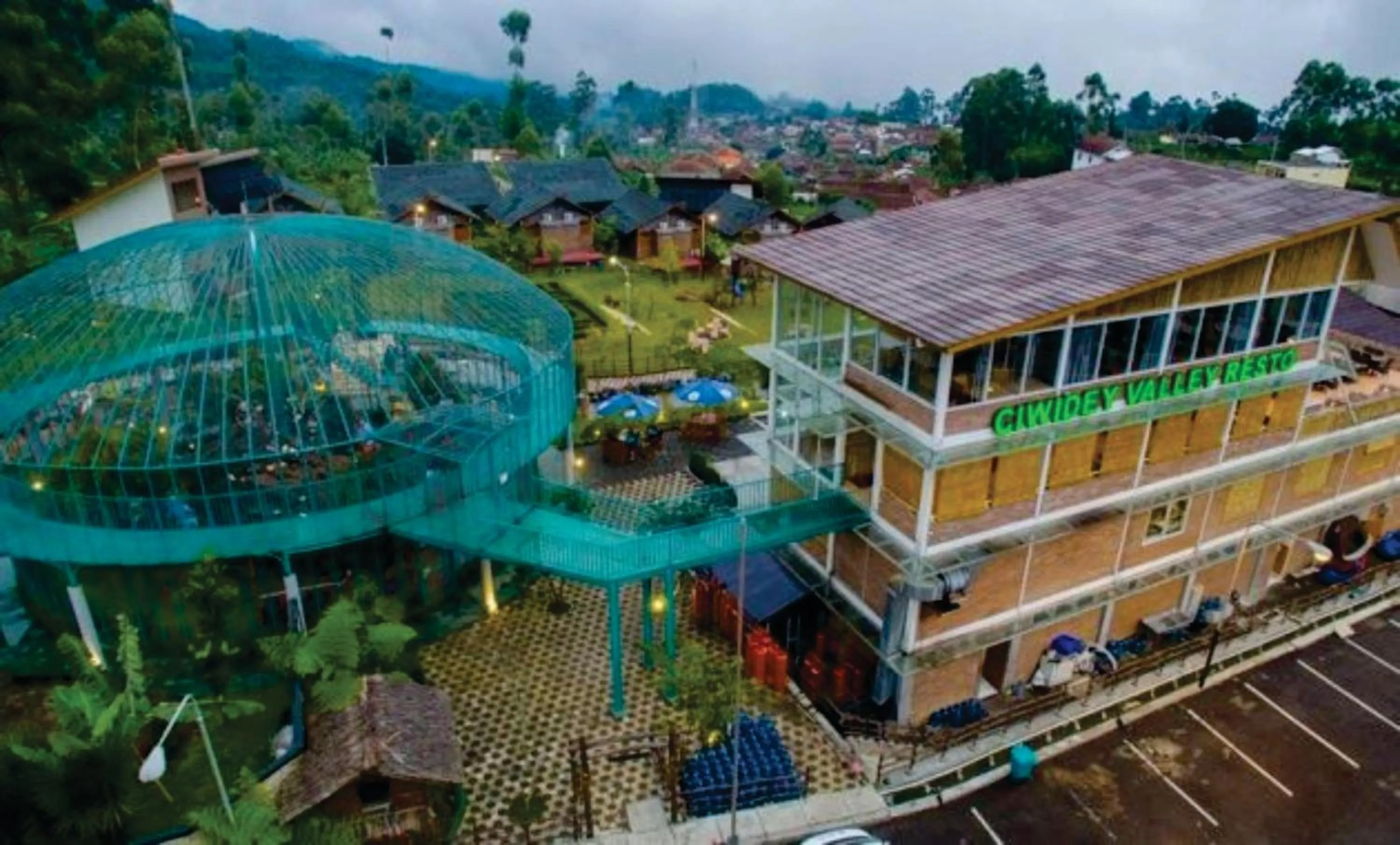 Property building in Ciwidey Valley Resort