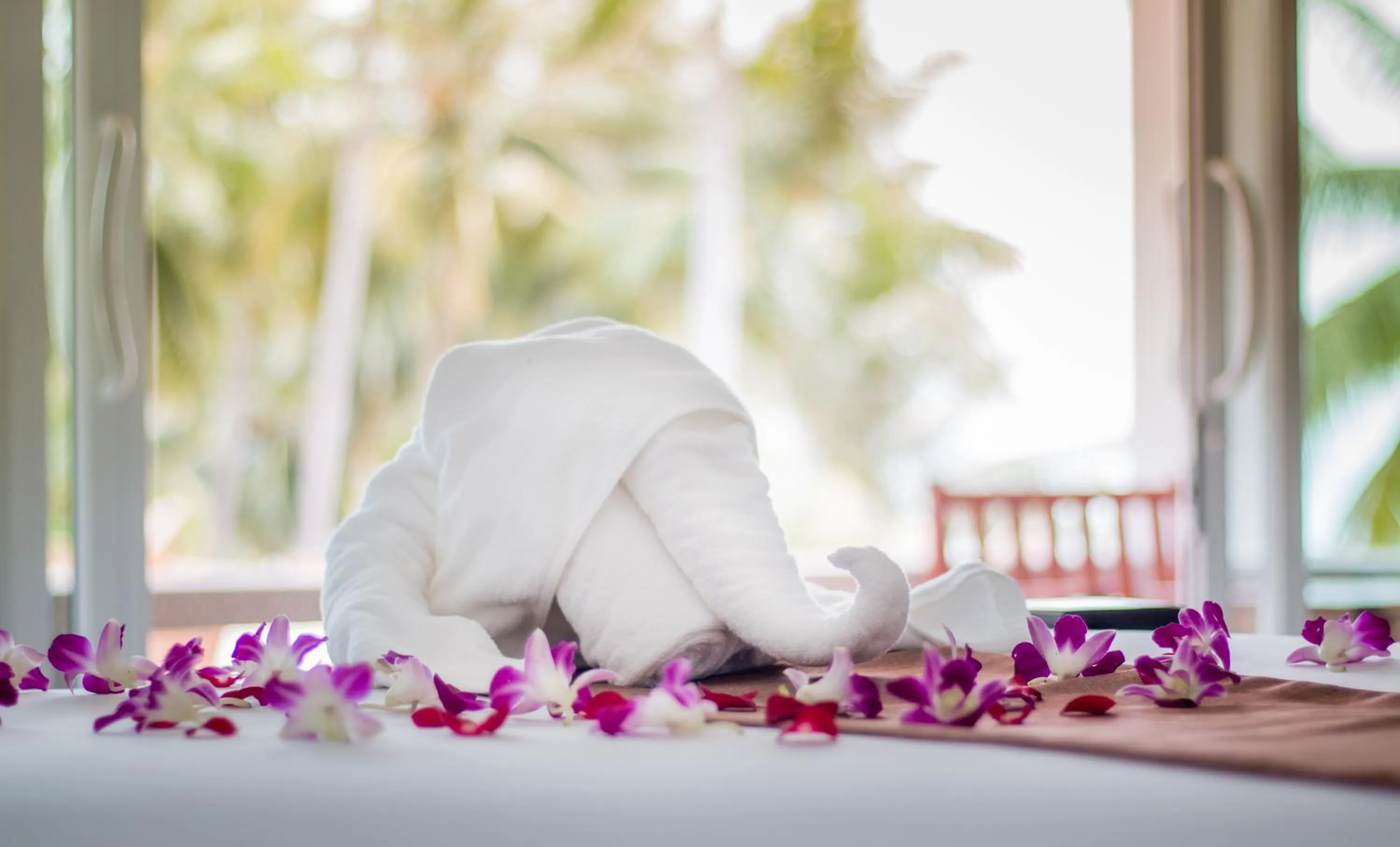 Bed in Shangrilah Bungalow