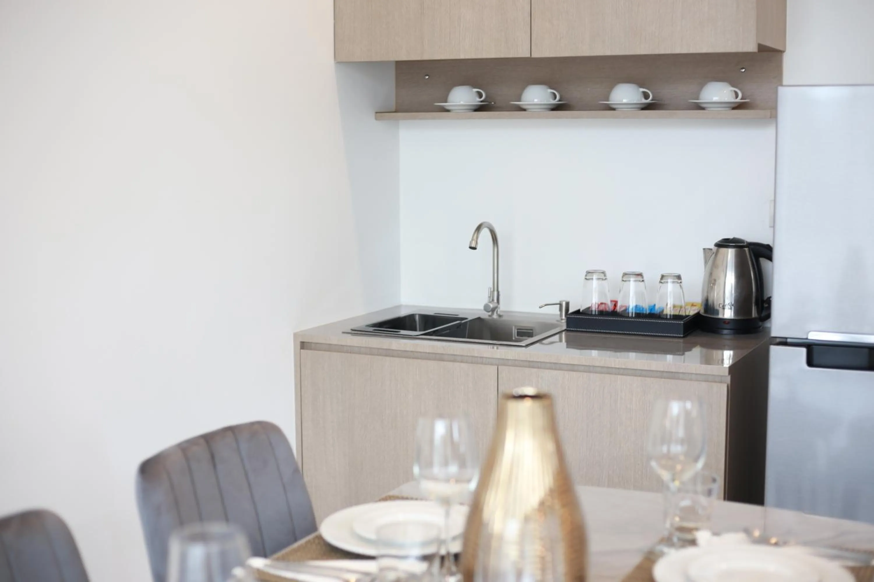 Kitchen or kitchenette in Shangrilah Bungalow