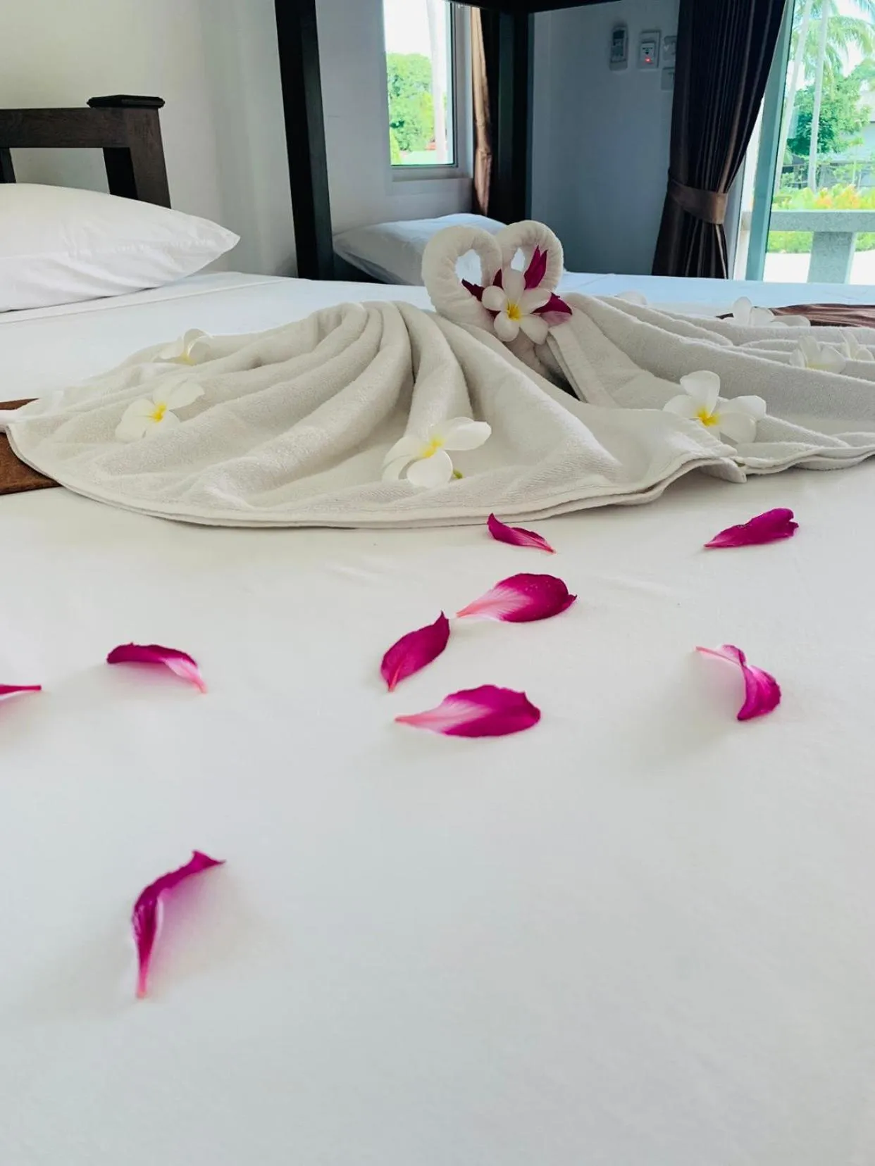 Bed in Shangrilah Bungalow