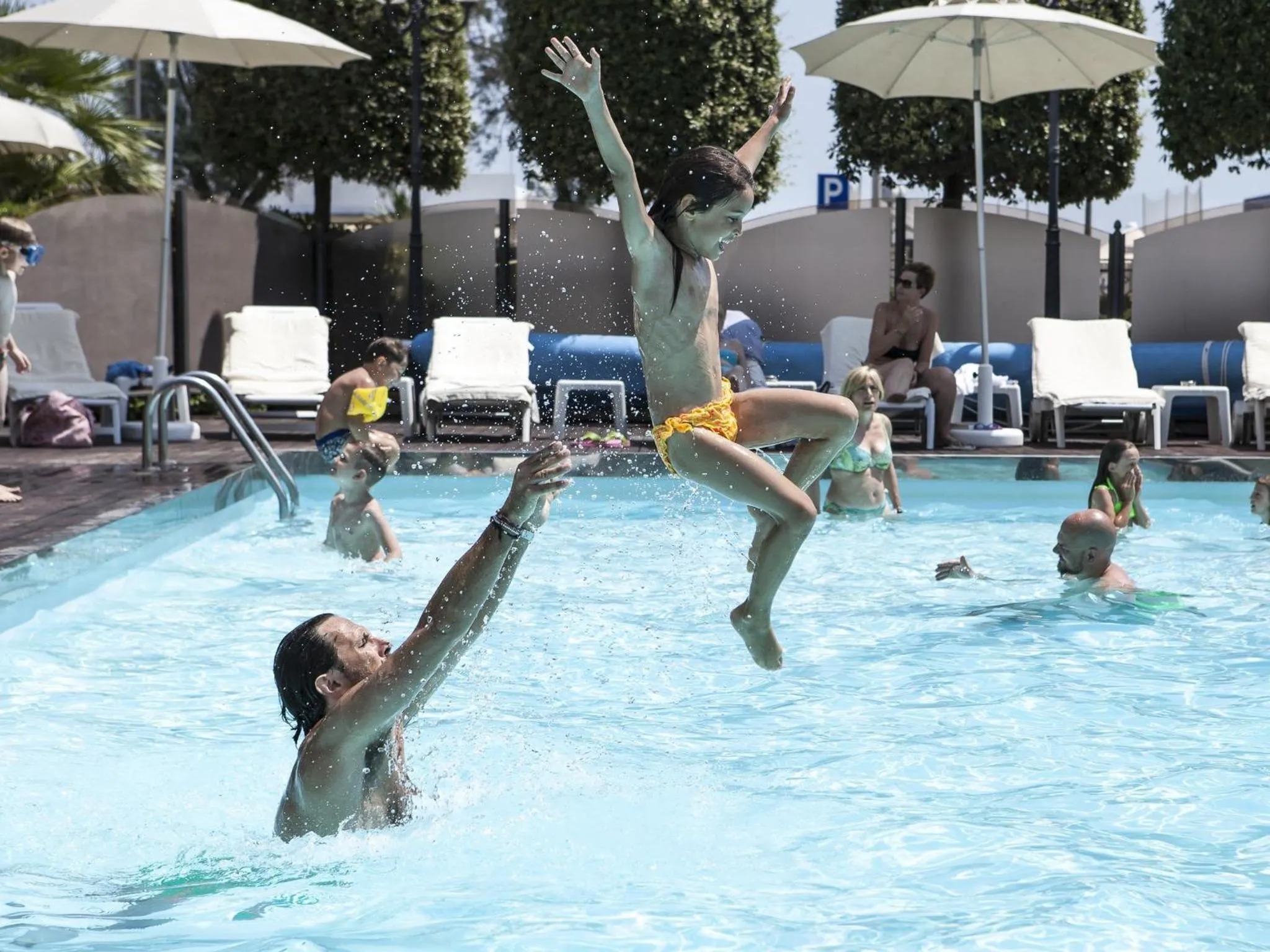 Swimming pool in Hotel Nettuno