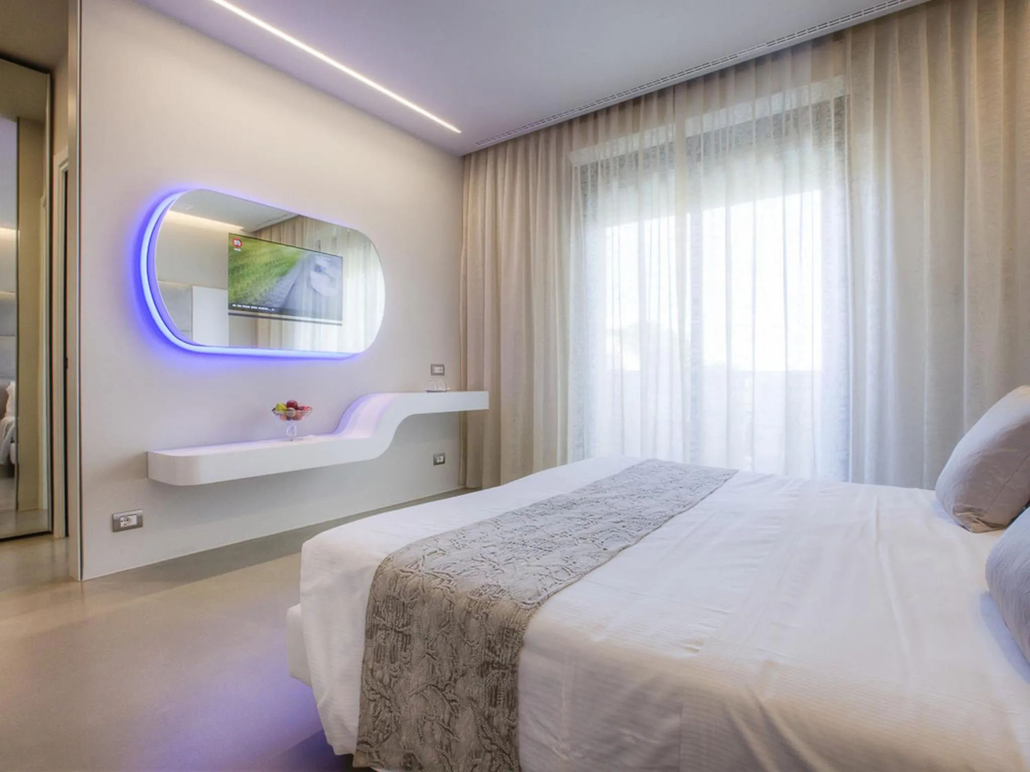 Bedroom, Bed in Hotel Nettuno