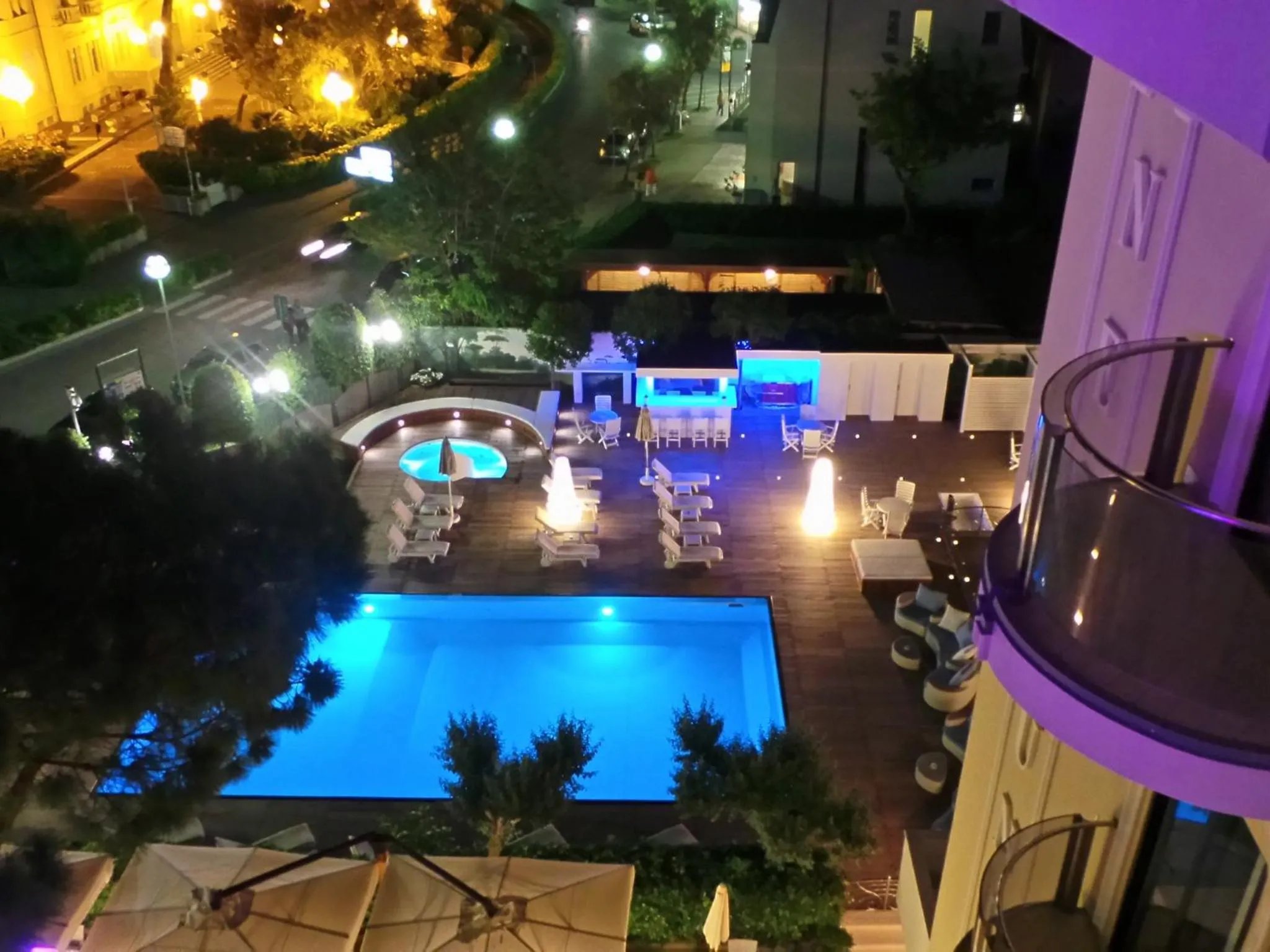 Garden view in Hotel Nettuno