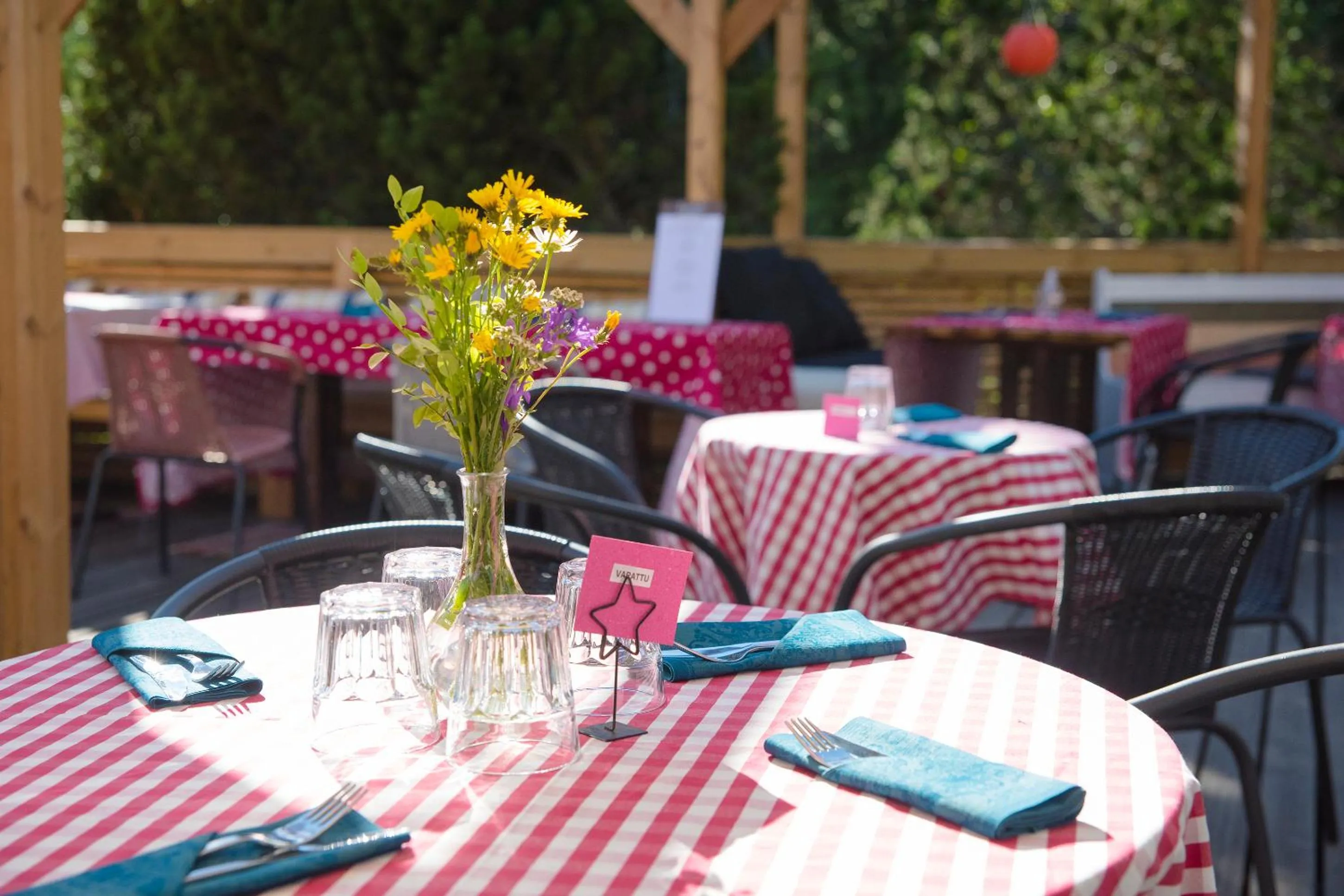 Patio in Boutique hotel Sawohouse