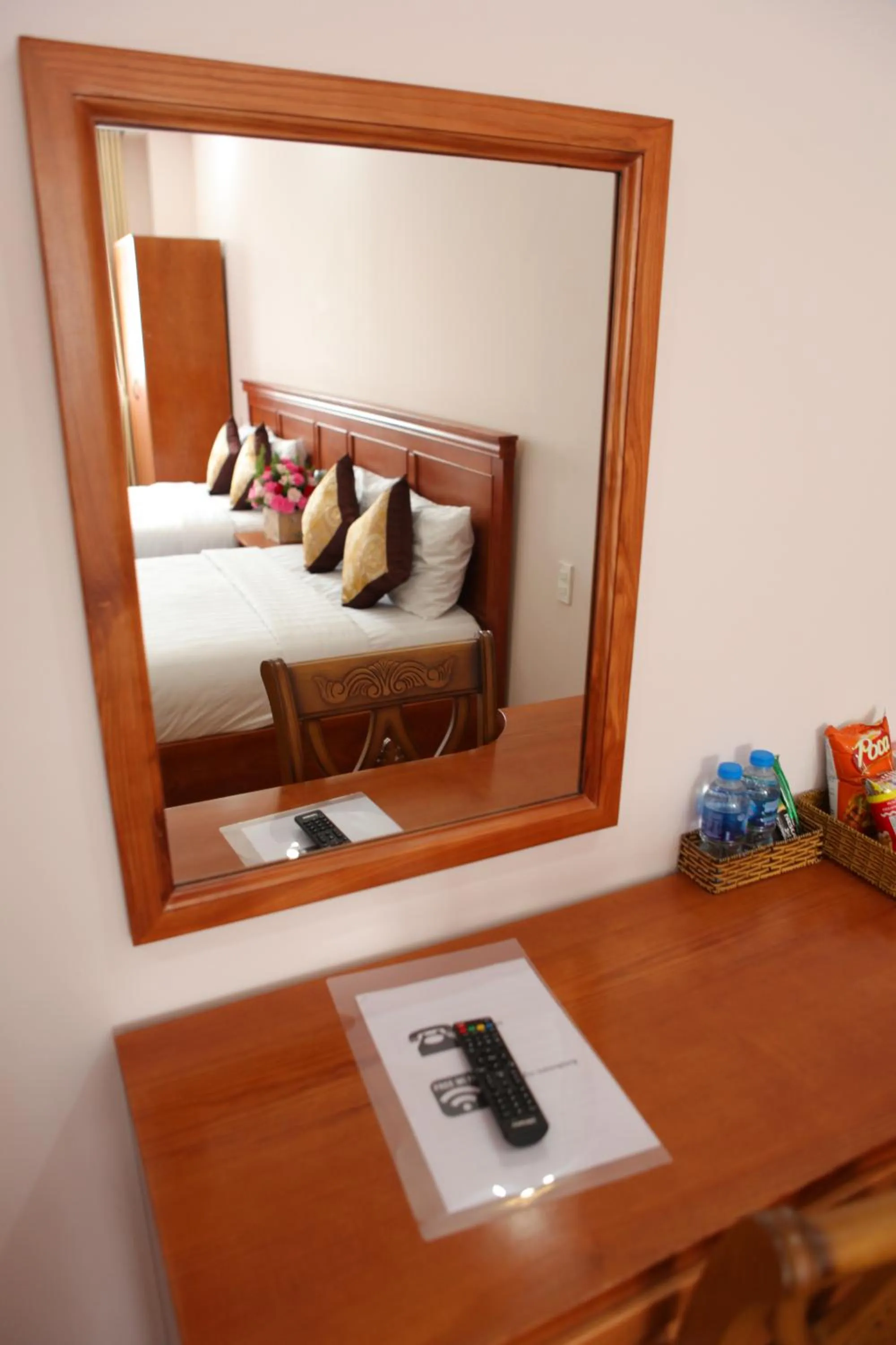 Bed in Hồng Tùng Hotel