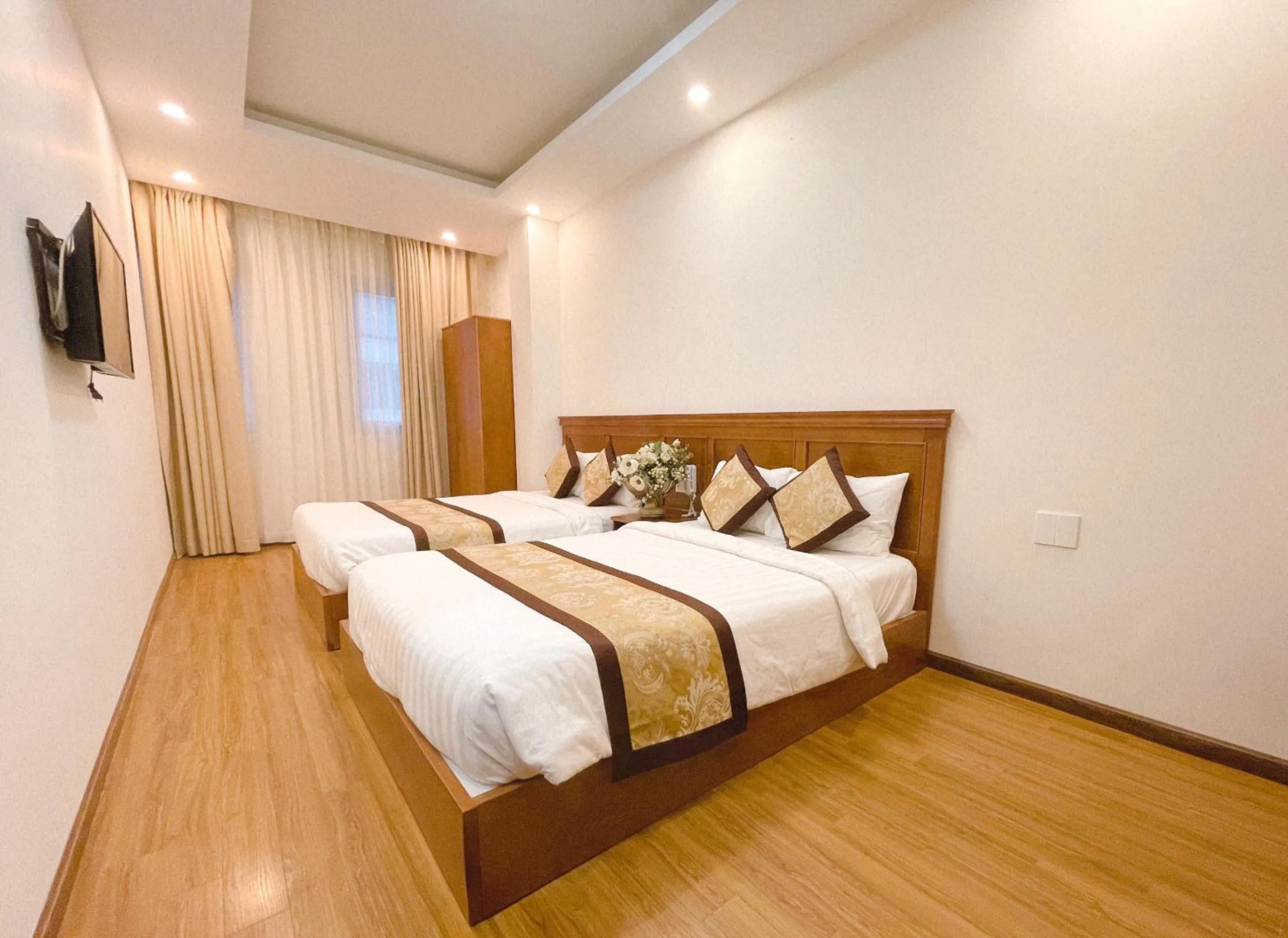 Bed in Hồng Tùng Hotel