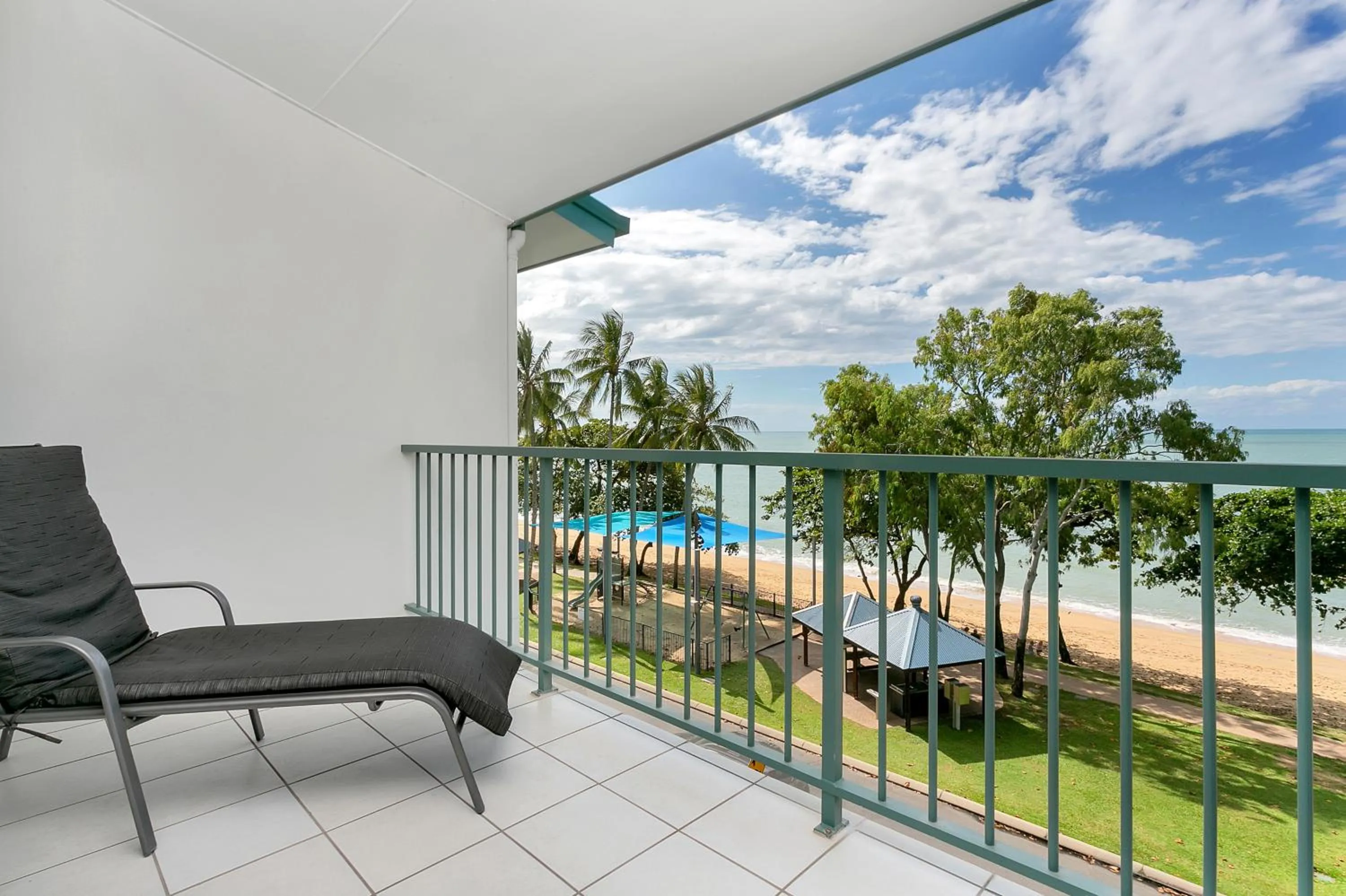 Balcony/Terrace in Beachfront Apartments on Trinity Beach