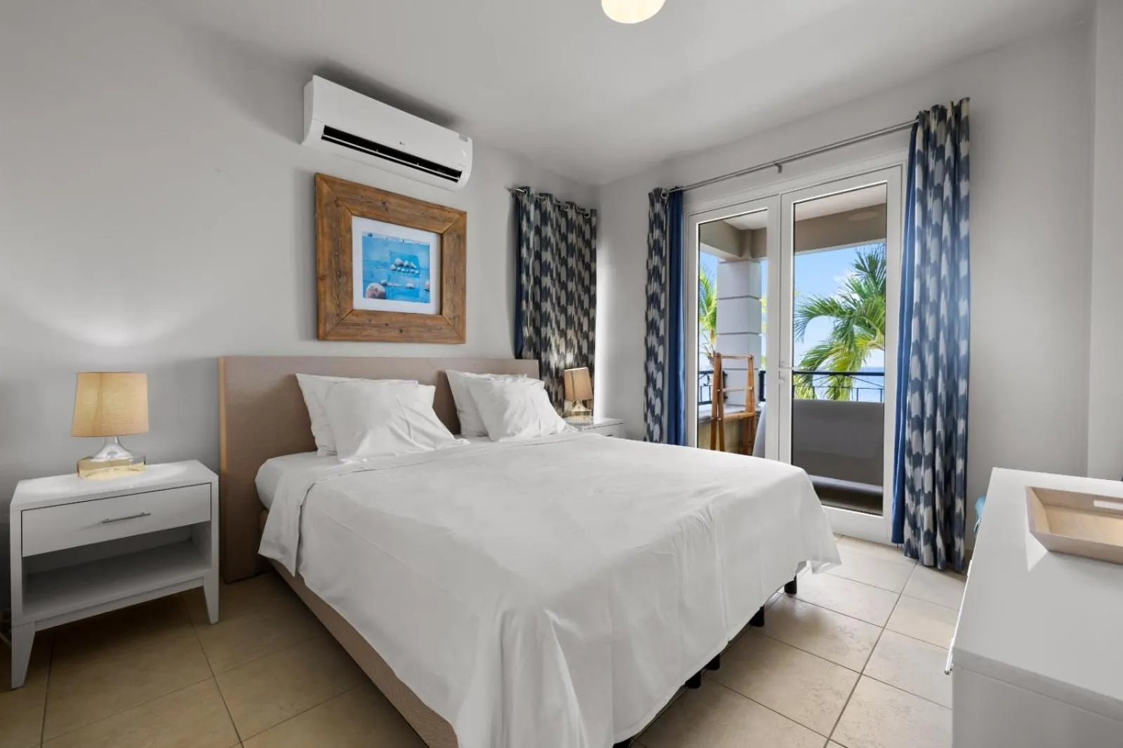 Bed in The Bellafonte - Luxury Oceanfront Hotel