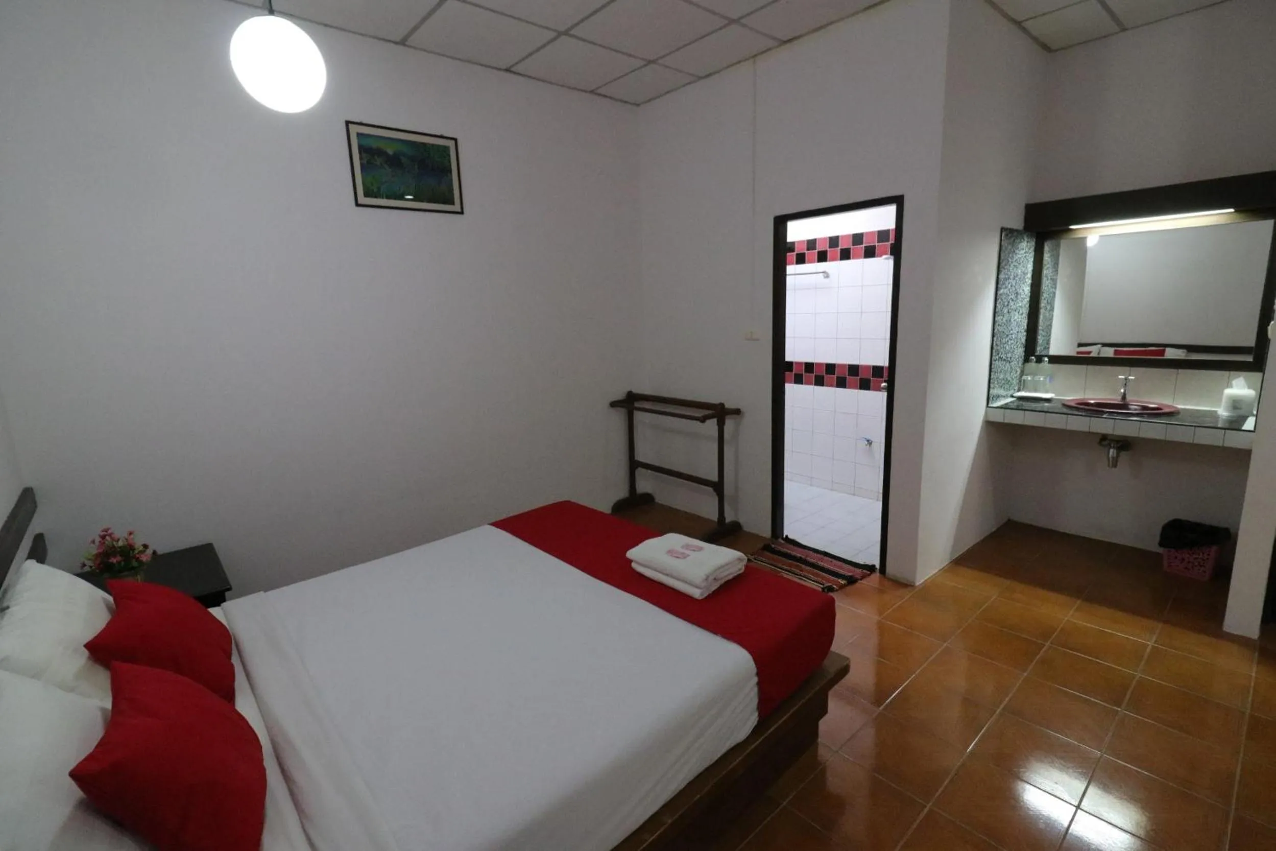 Bedroom, Bed in Baan Nat The Village