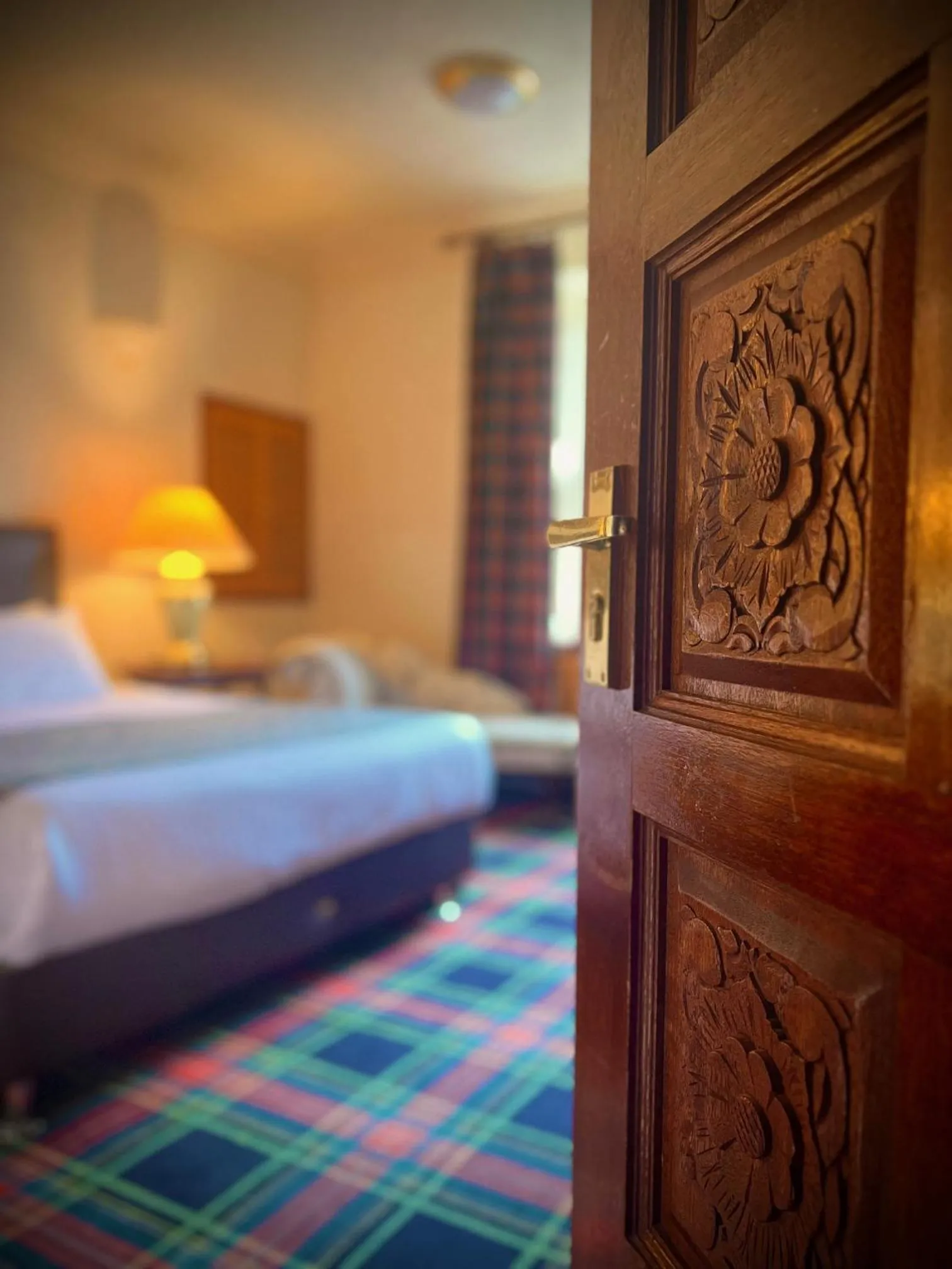 Bed in Loch Ness Lodge Hotel