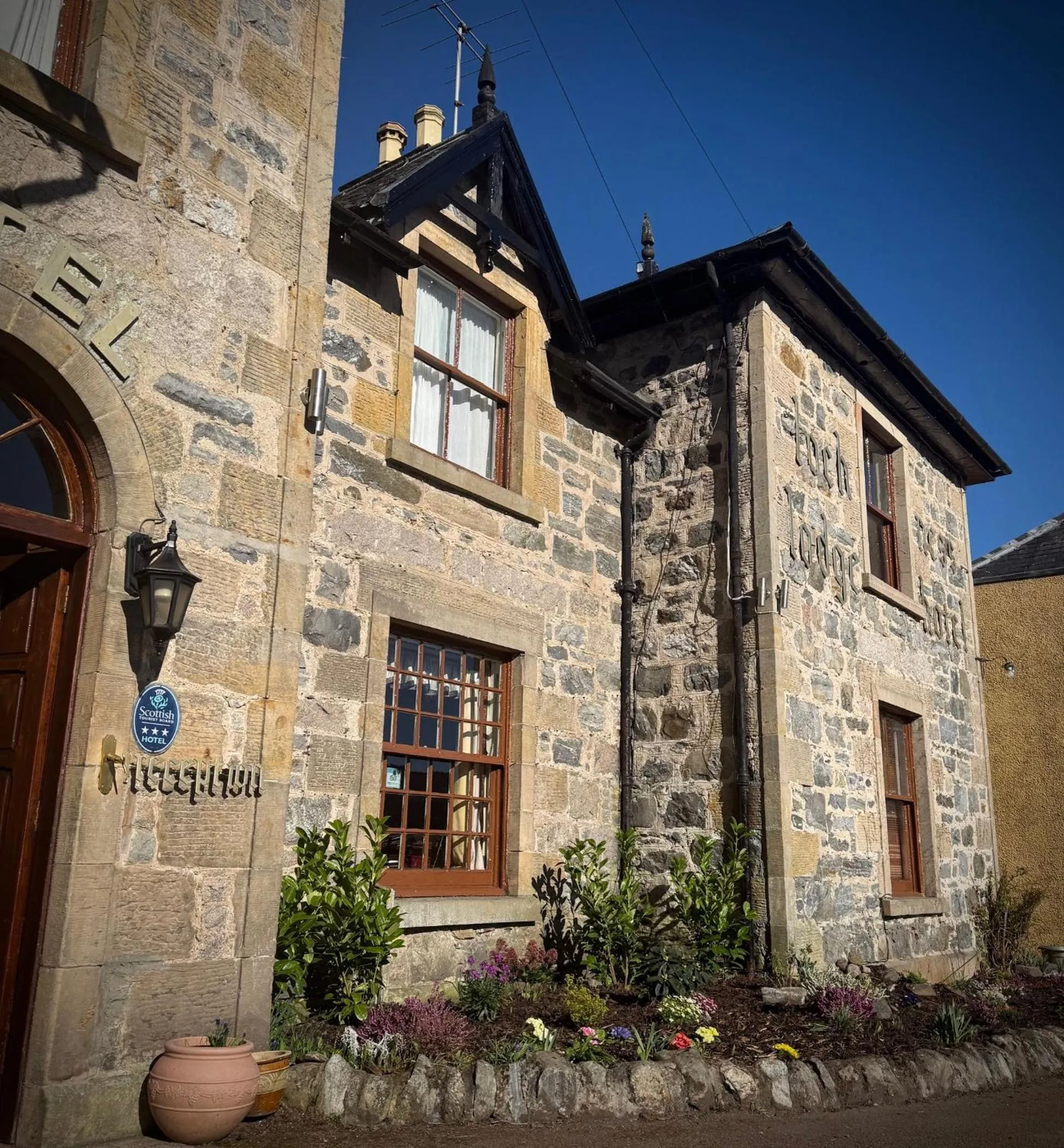 Property building in Loch Ness Lodge Hotel