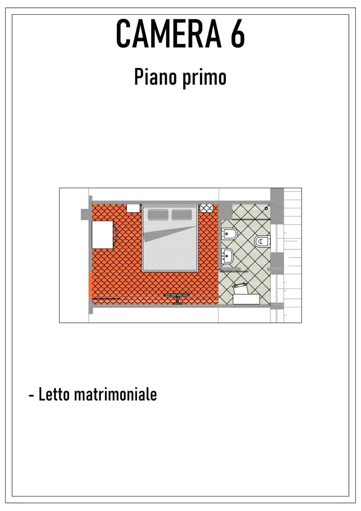 Floor plan in Acquaviva Experience B&B