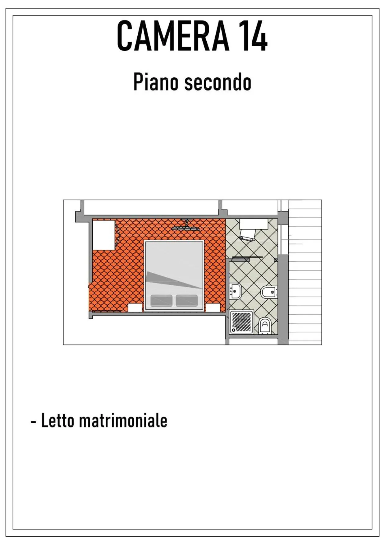 Floor plan in Acquaviva Experience B&B