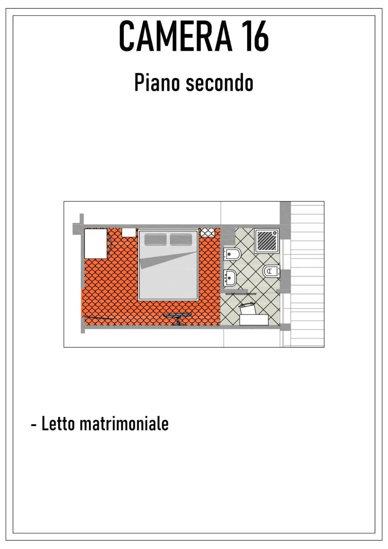 Floor plan in Acquaviva Experience B&B