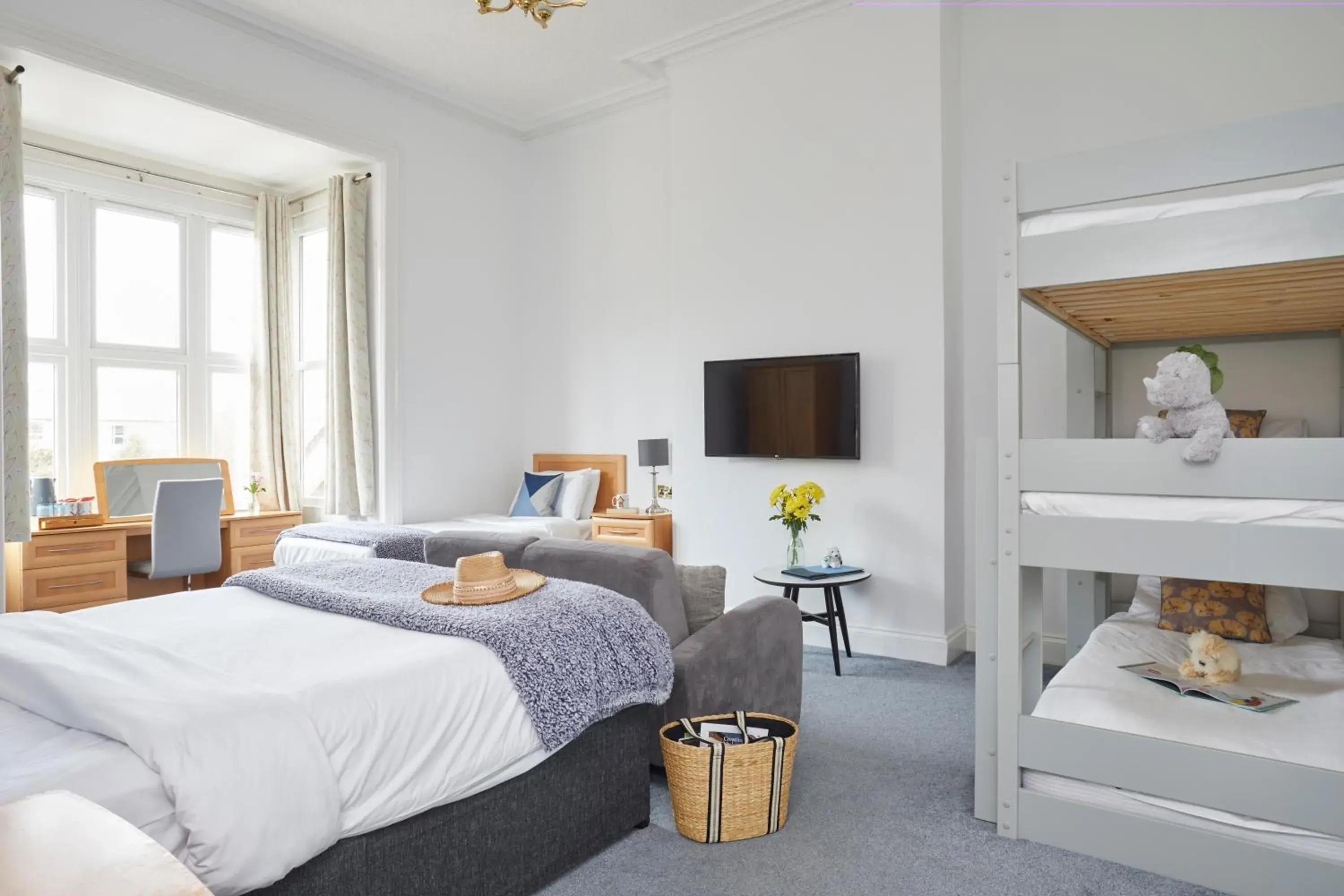 Bed in Luccombe Hall Hotel Bed in Luccombe Hall Hotel