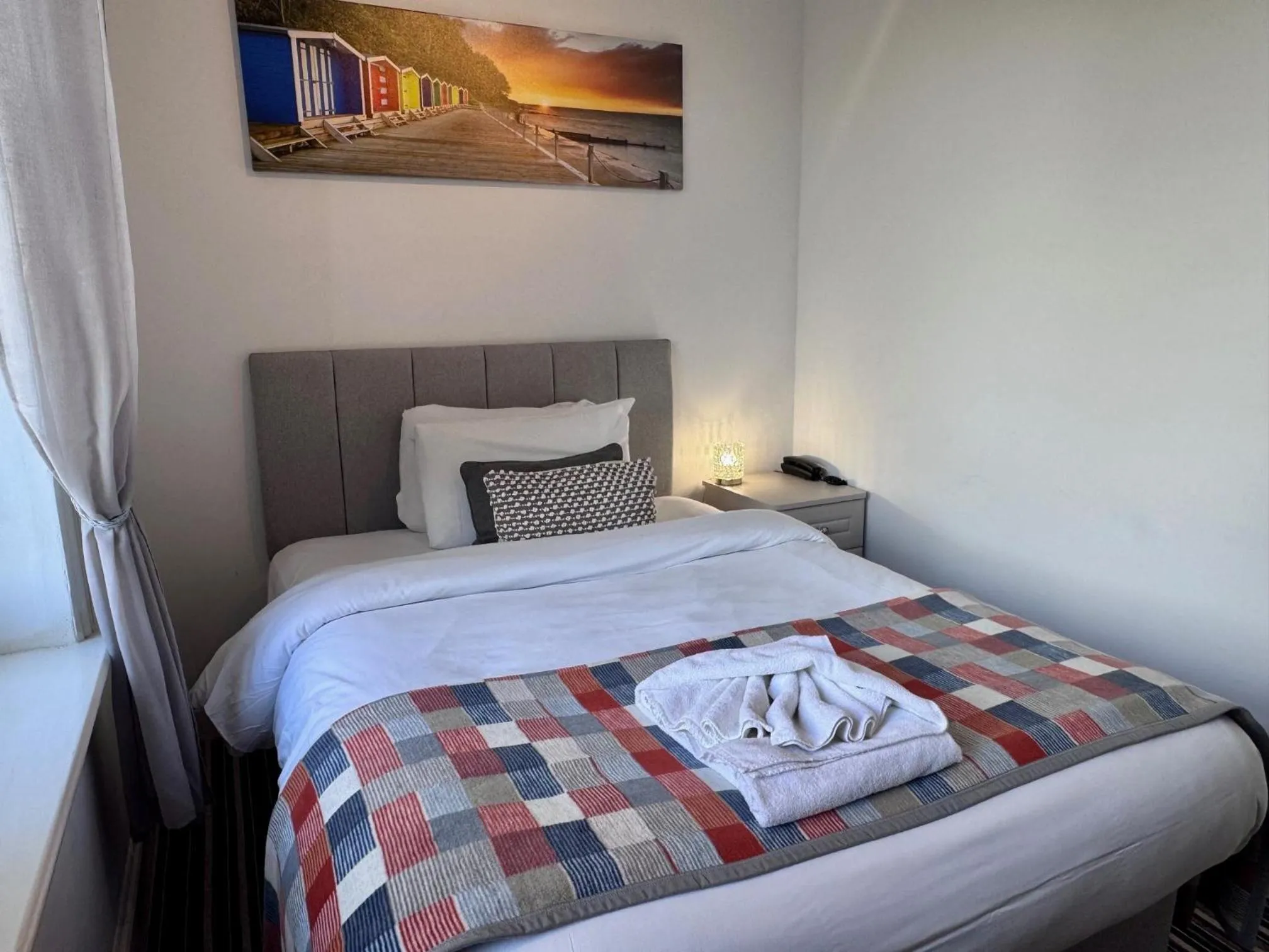 Bed in Luccombe Hall Hotel