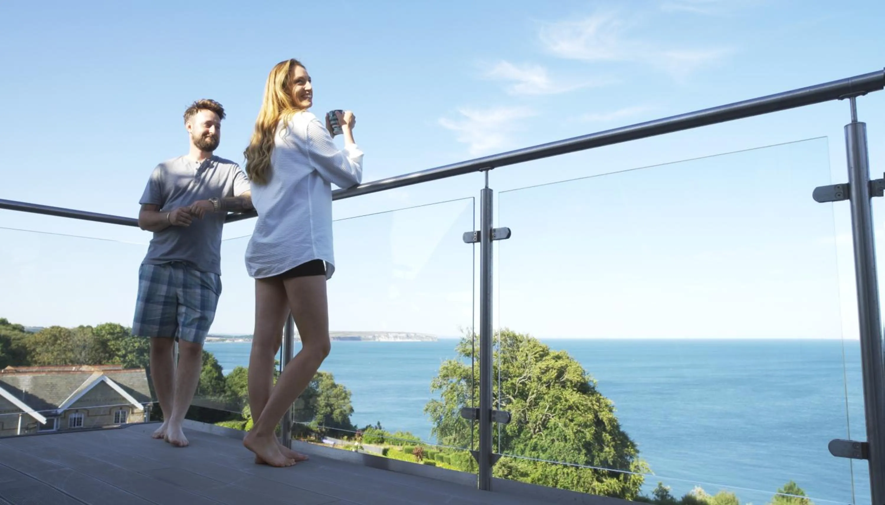 Sea view in Luccombe Hall Hotel