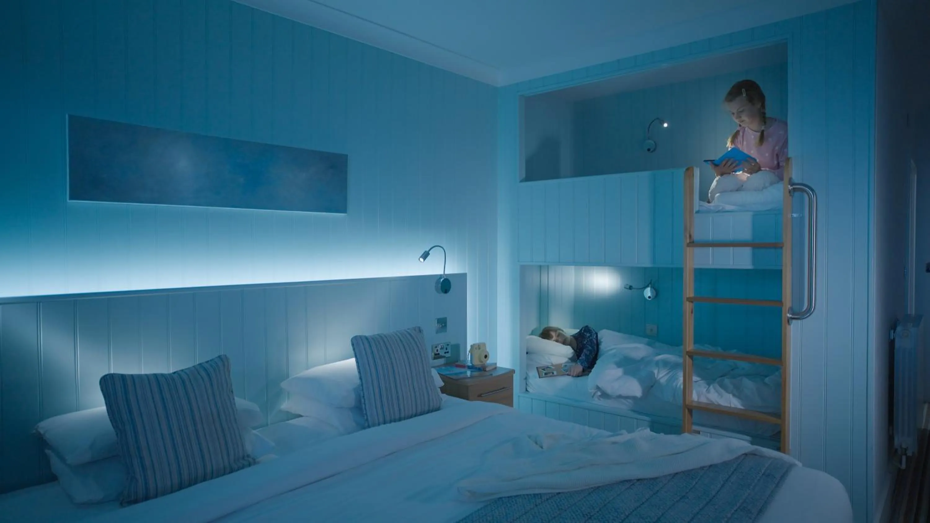 Bed in Luccombe Hall Hotel