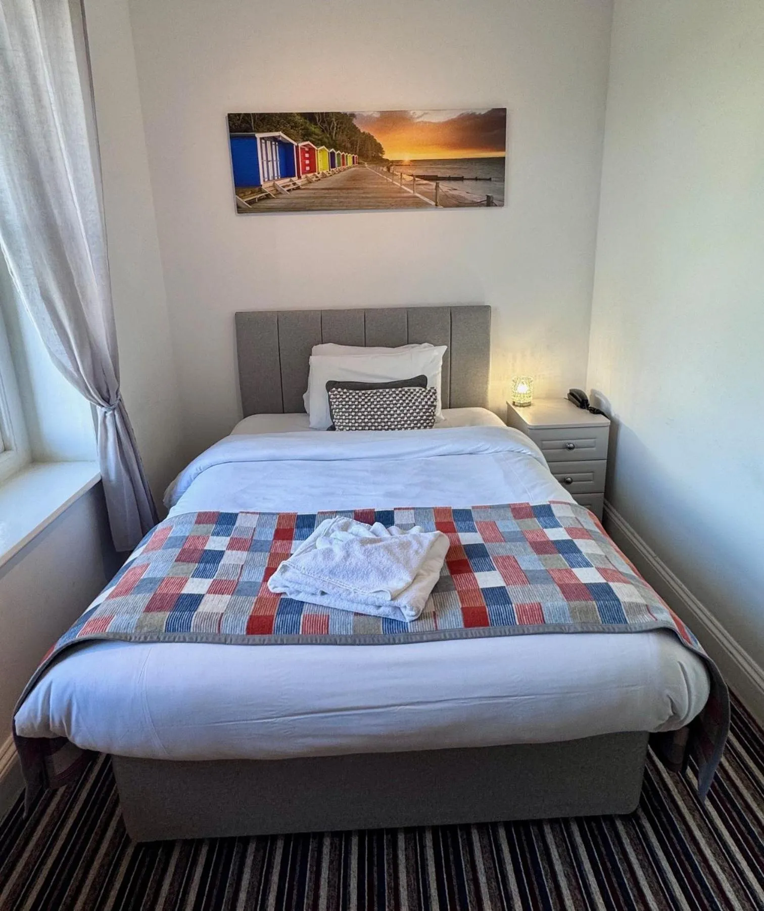 Bed in Luccombe Hall Hotel