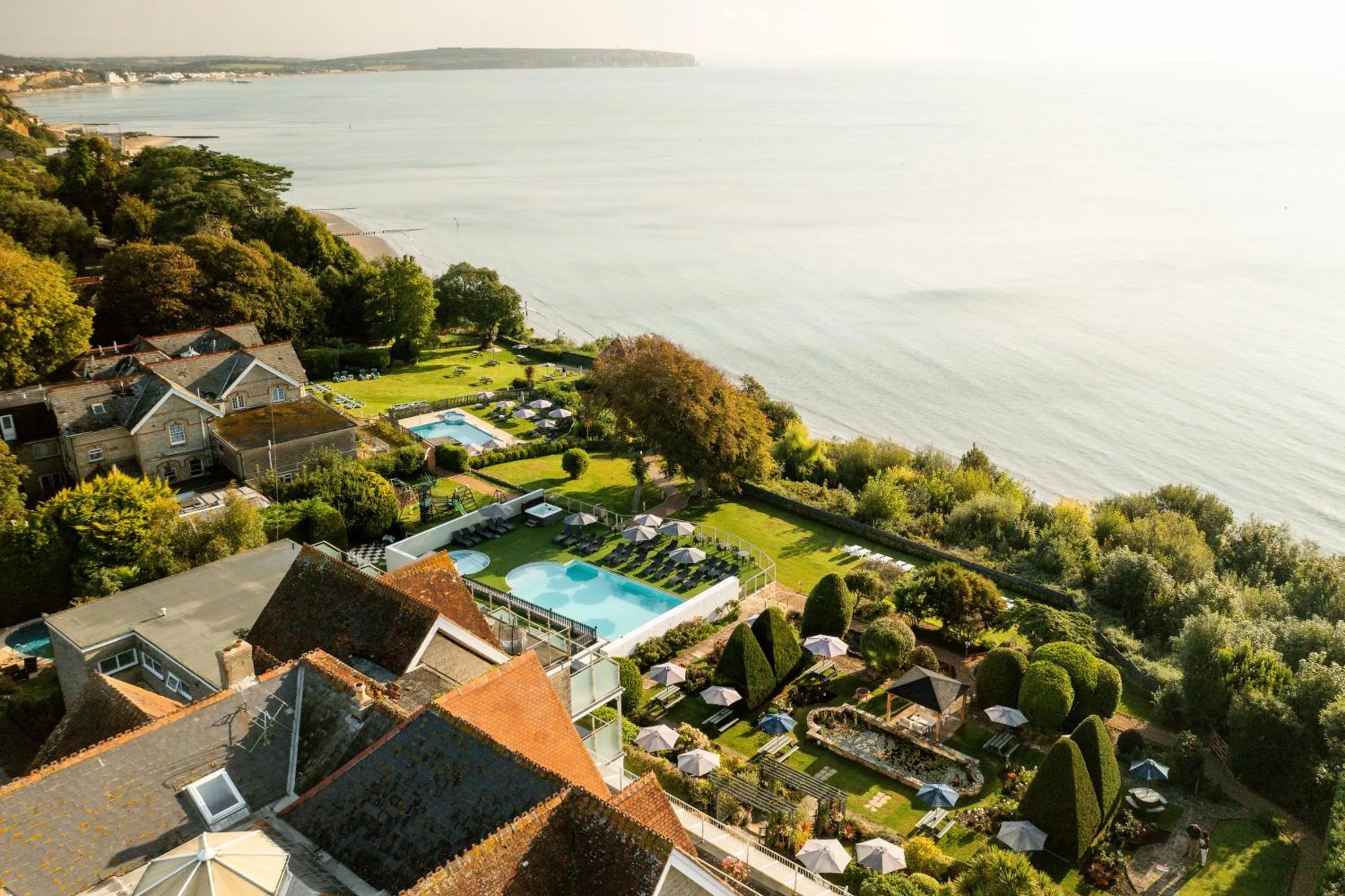 Sea view in Luccombe Hall Hotel