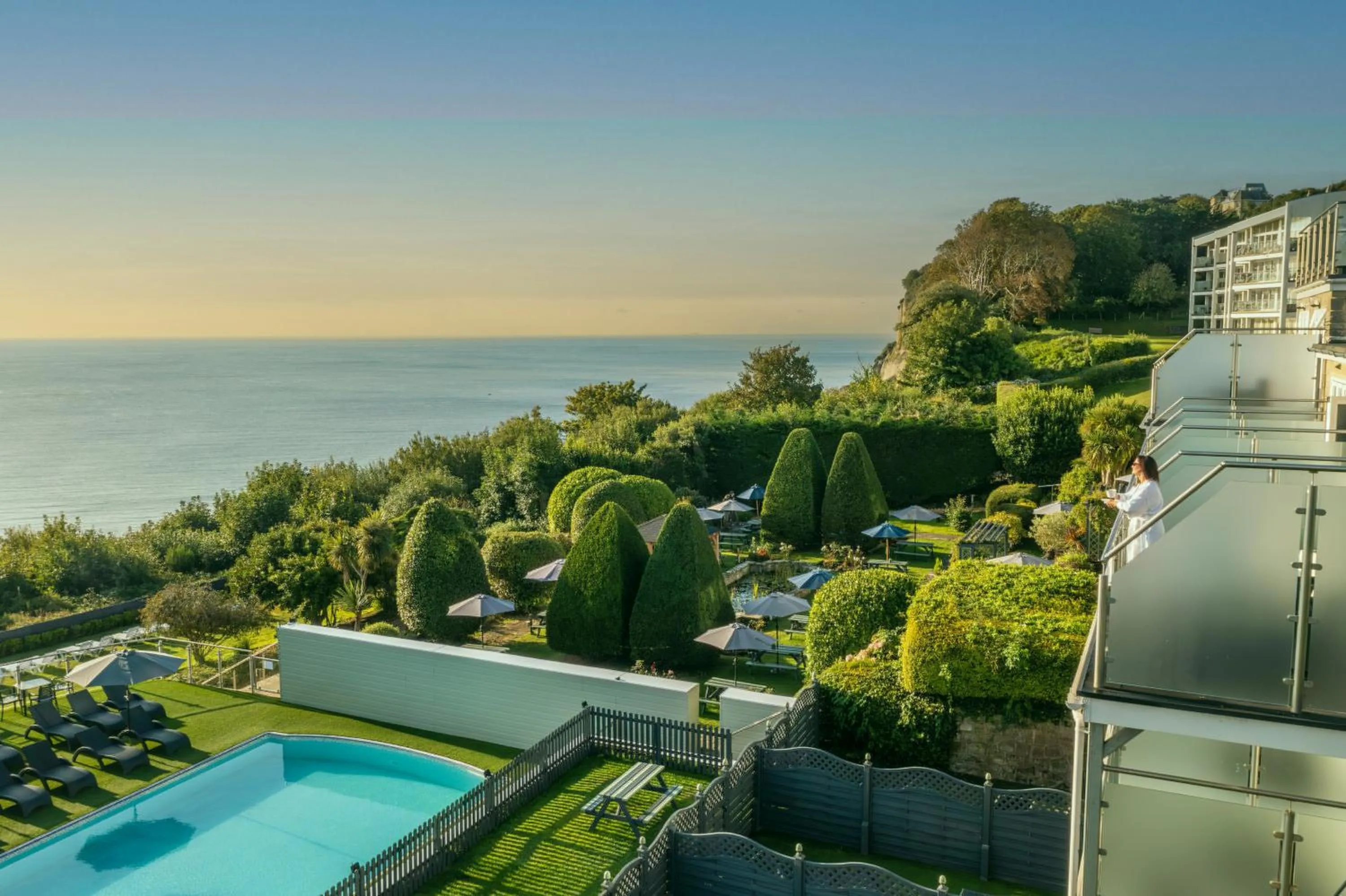 View (from property/room) in Luccombe Hall Hotel