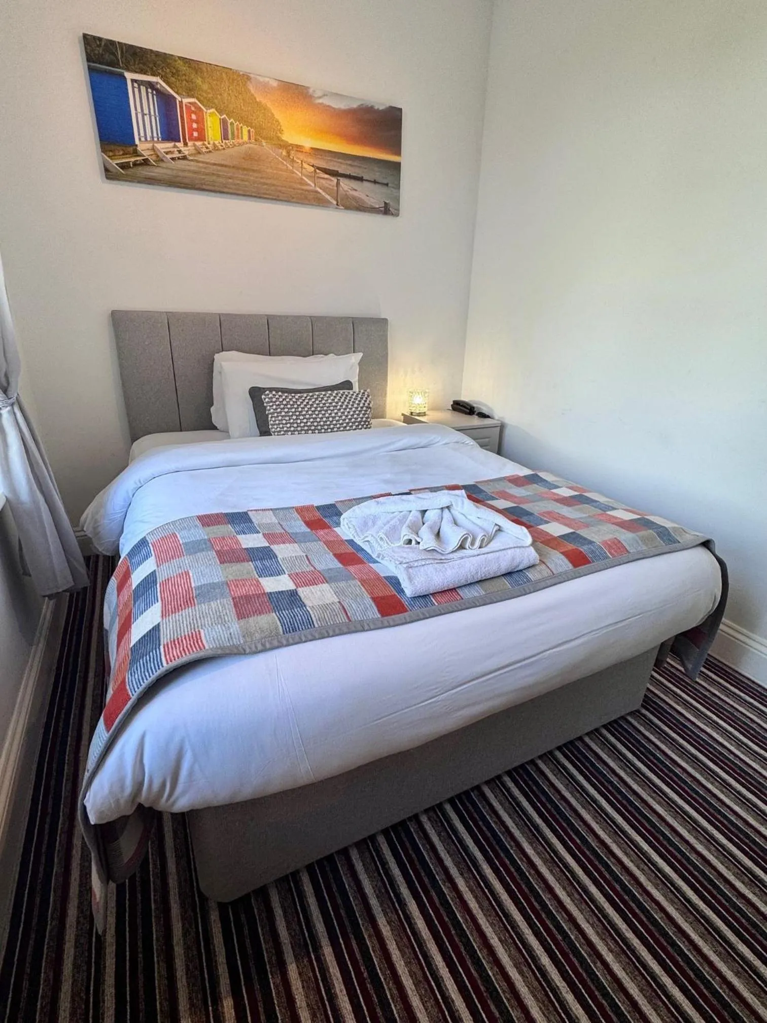 Bed in Luccombe Hall Hotel