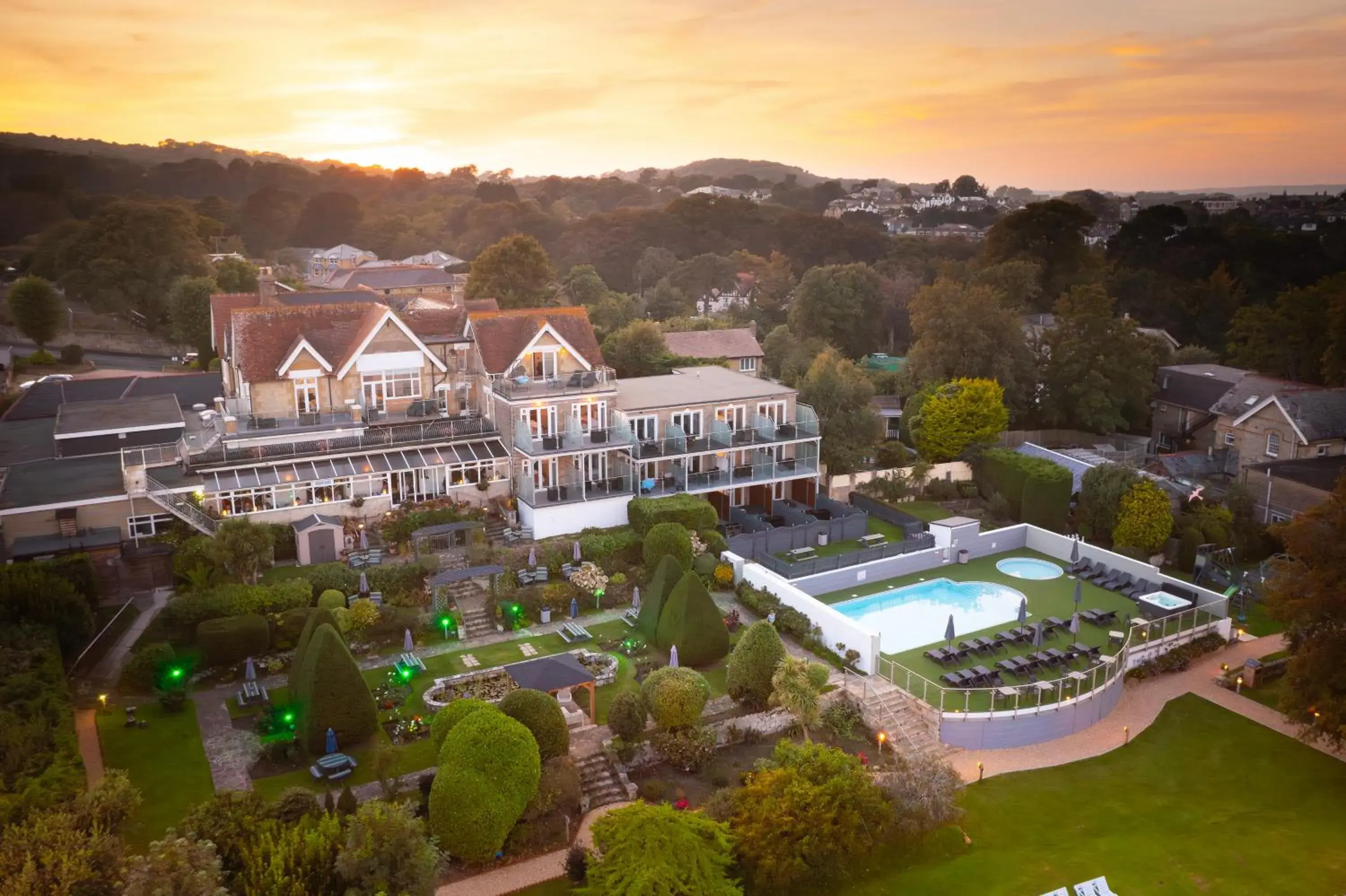 Property building in Luccombe Hall Hotel Property building in Luccombe Hall Hotel