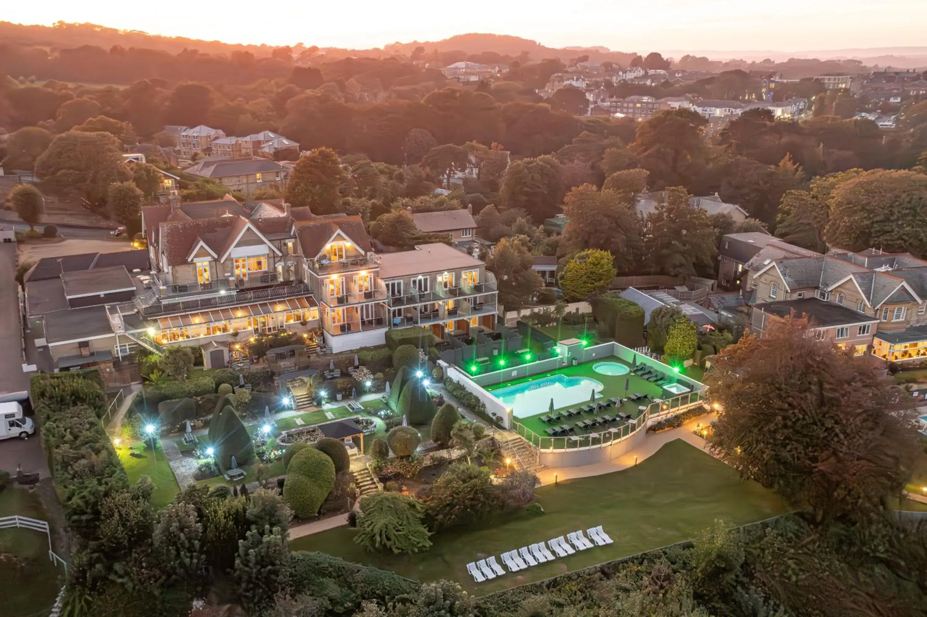 Property building in Luccombe Hall Hotel Property building in Luccombe Hall Hotel