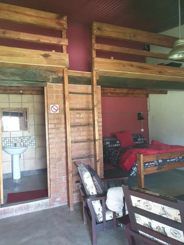Seating area in The little Club Getaway at The Hay Barn