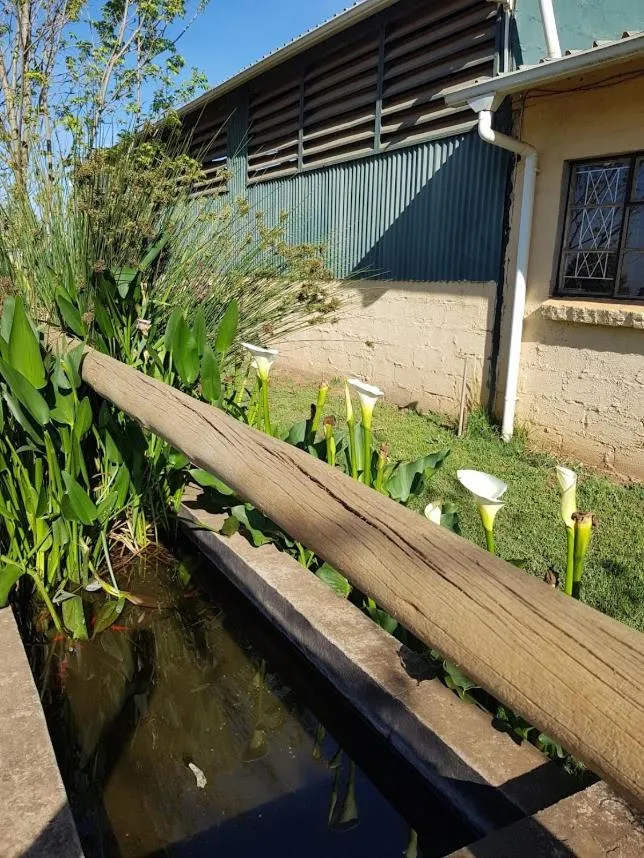 Garden in The little Club Getaway at The Hay Barn