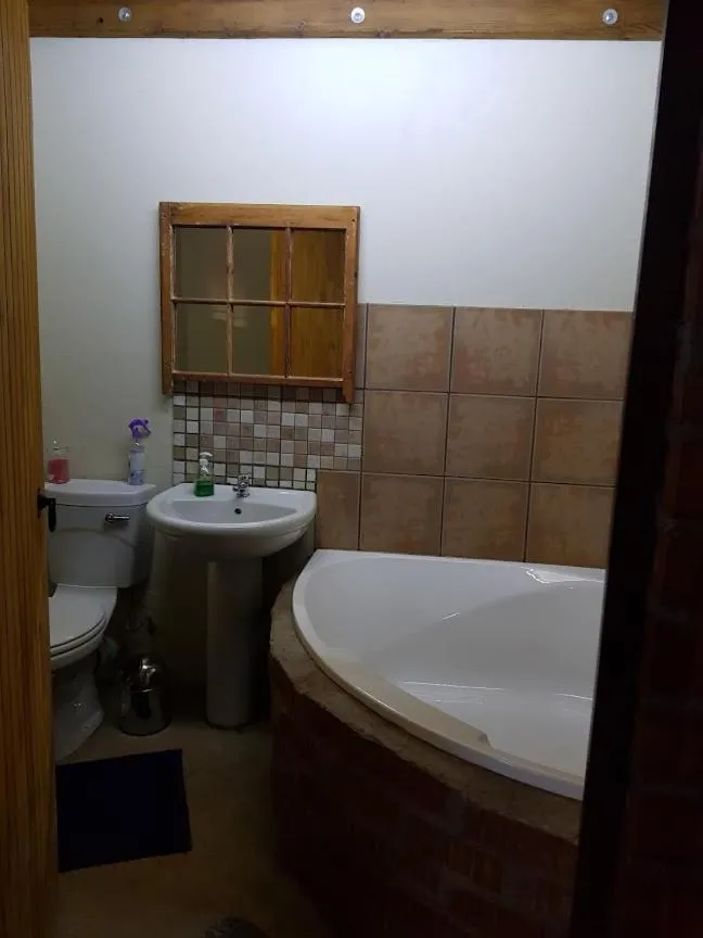 Bathroom in The little Club Getaway at The Hay Barn