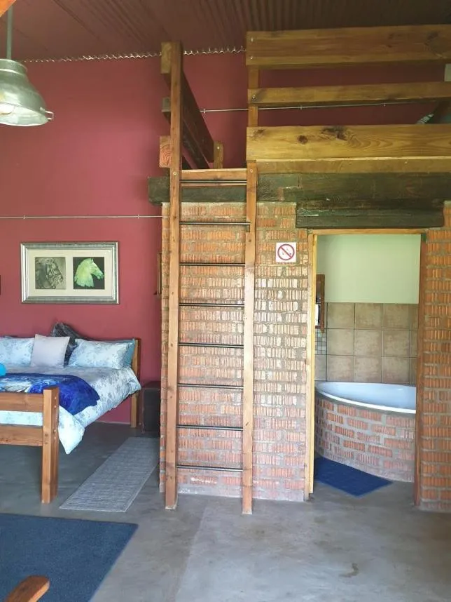 Bedroom, Bed in The little Club Getaway at The Hay Barn