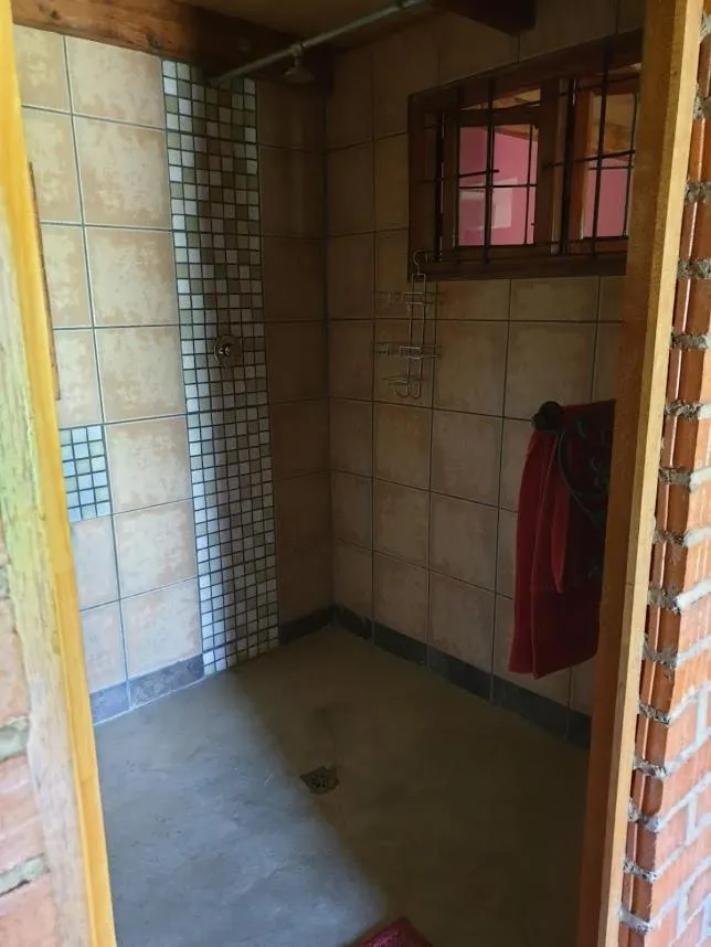 Bathroom in The little Club Getaway at The Hay Barn