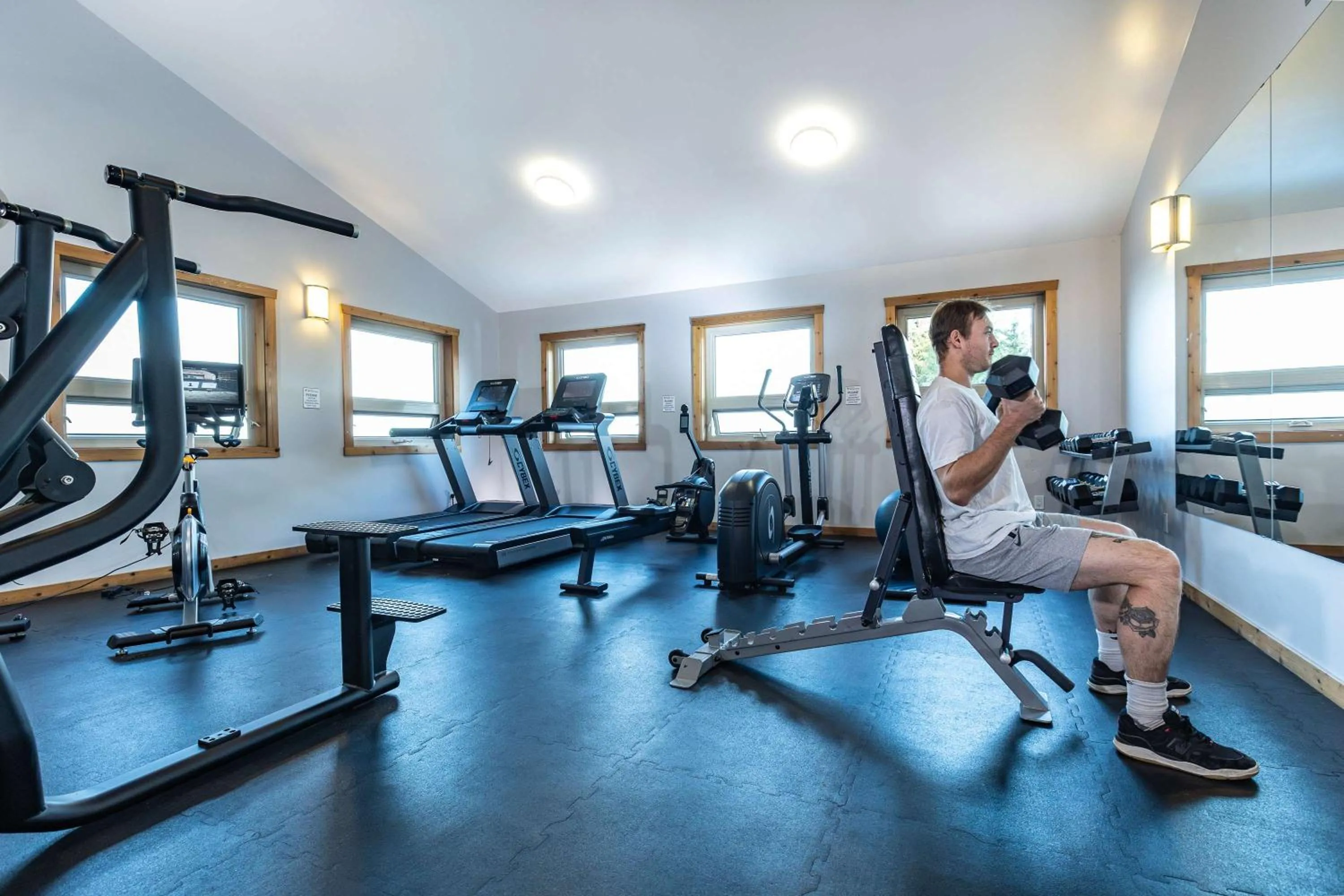 Fitness centre/facilities in Best Western Plus Tin Wis Resort