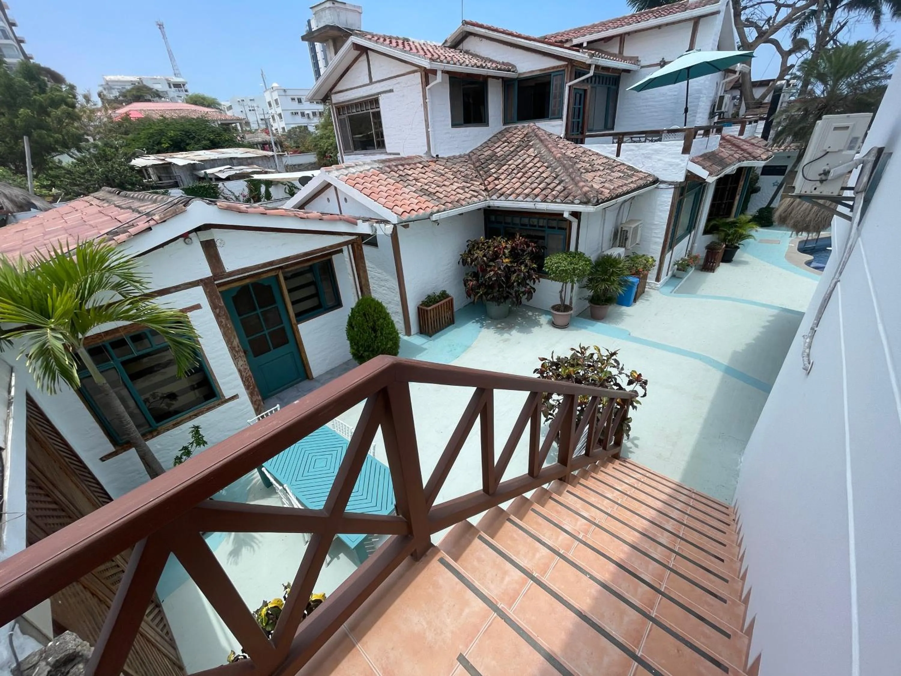 Patio in Hosteria Punta Blanca