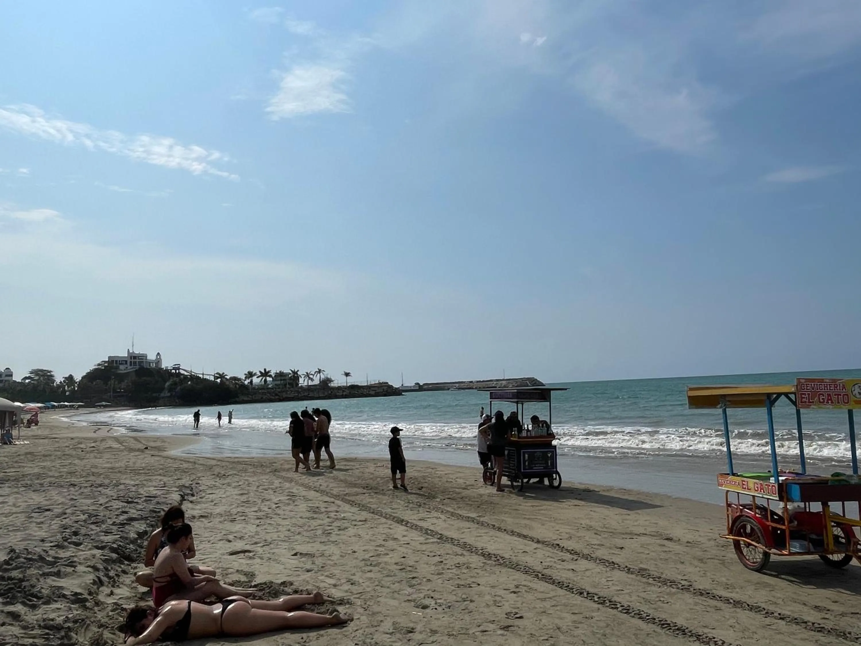 People in Hosteria Punta Blanca