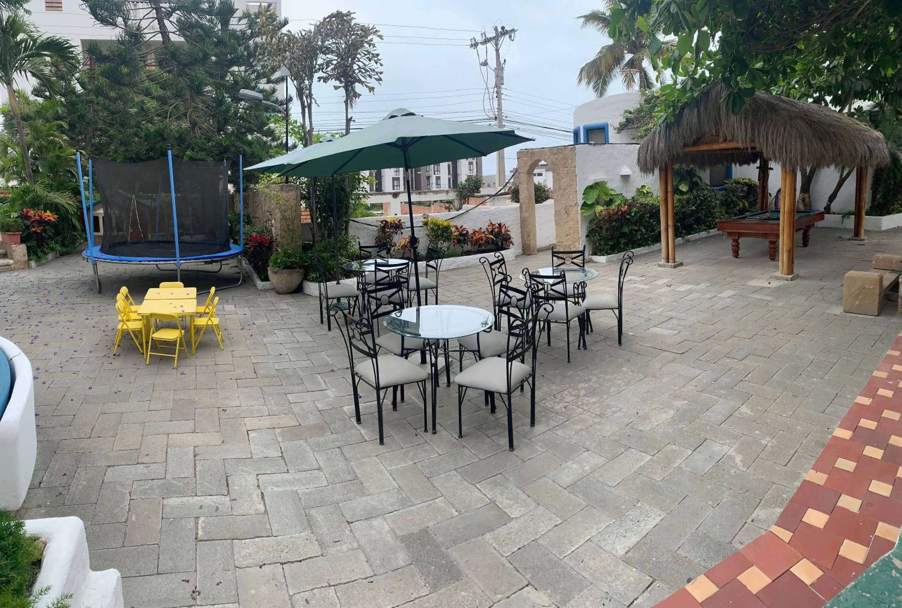 Patio in Hosteria Punta Blanca