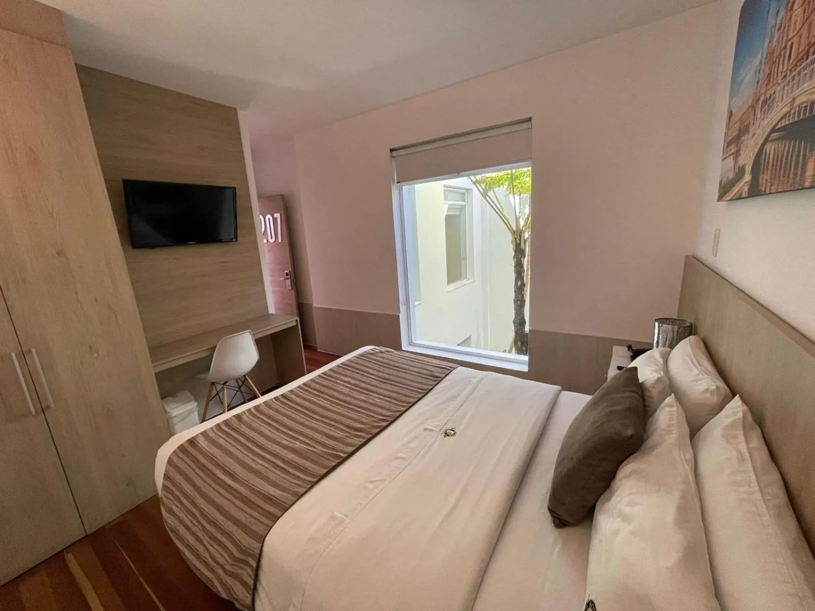 TV and multimedia, Bed in Casa Hotel Boyaca Real