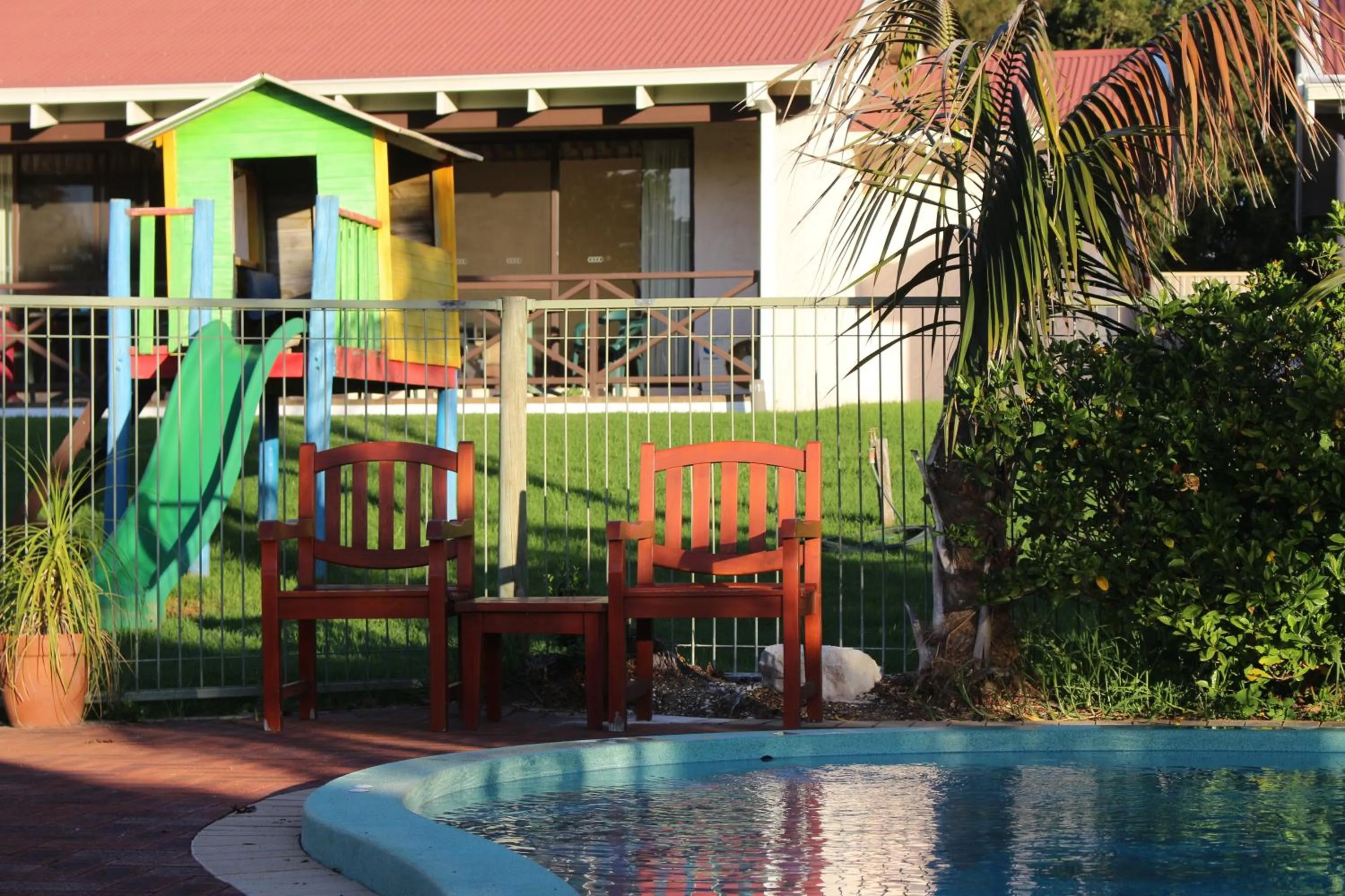 Patio in Karri Forest Motel