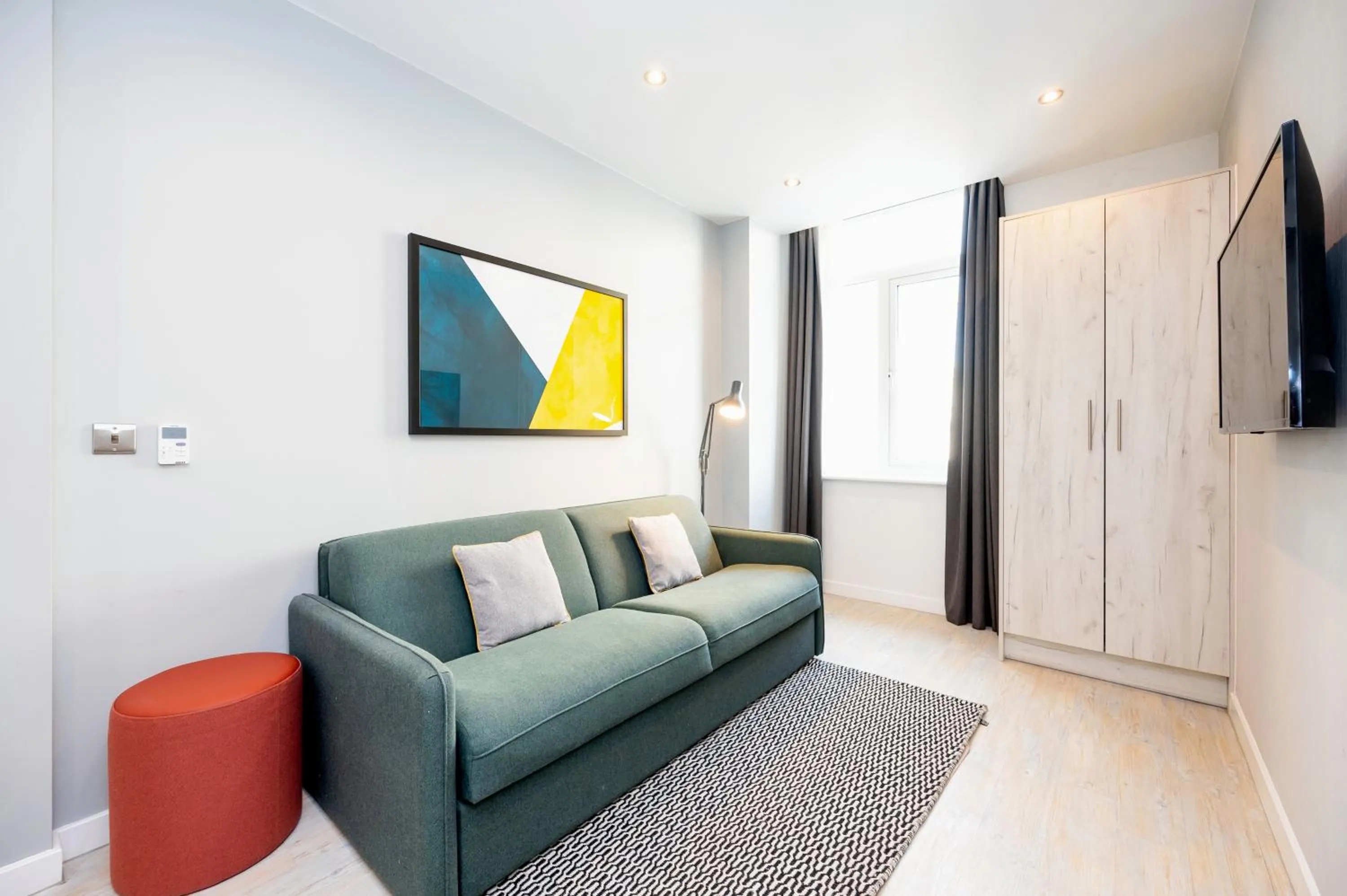 Living room in Staycity Aparthotels Liverpool Waterfront