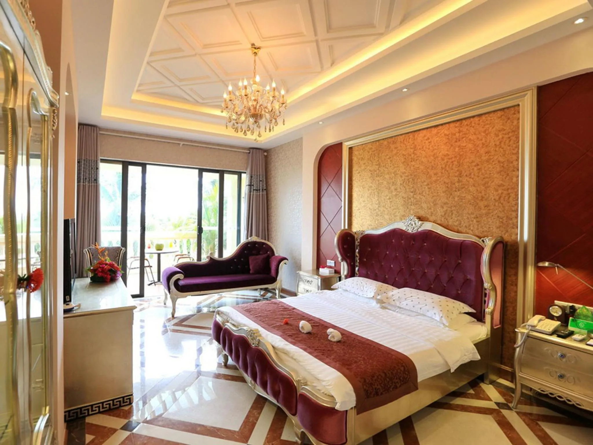 Bedroom, Bed in Palm Beach Resort & Spa