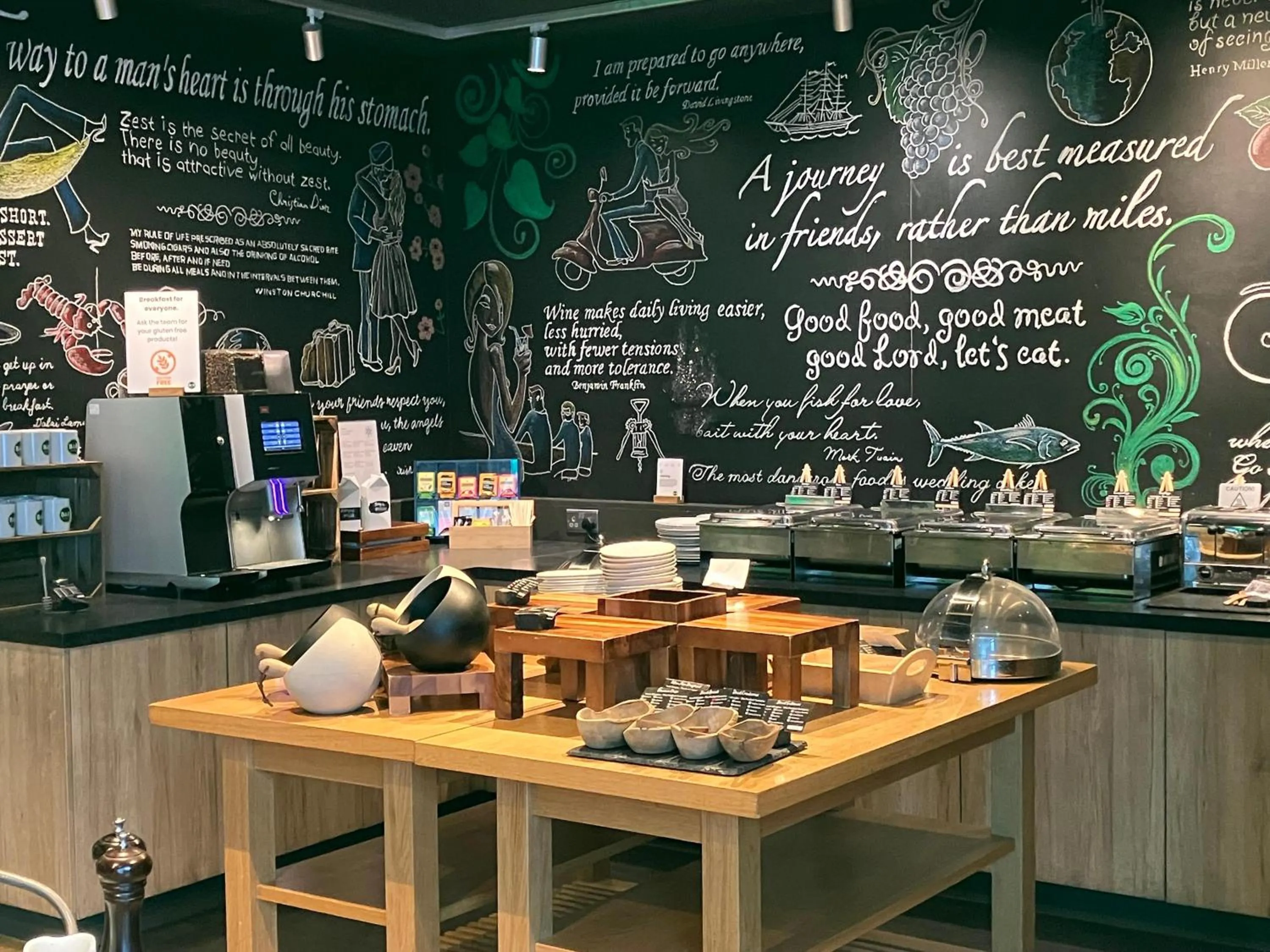 Restaurant/places to eat in pentahotel Warrington