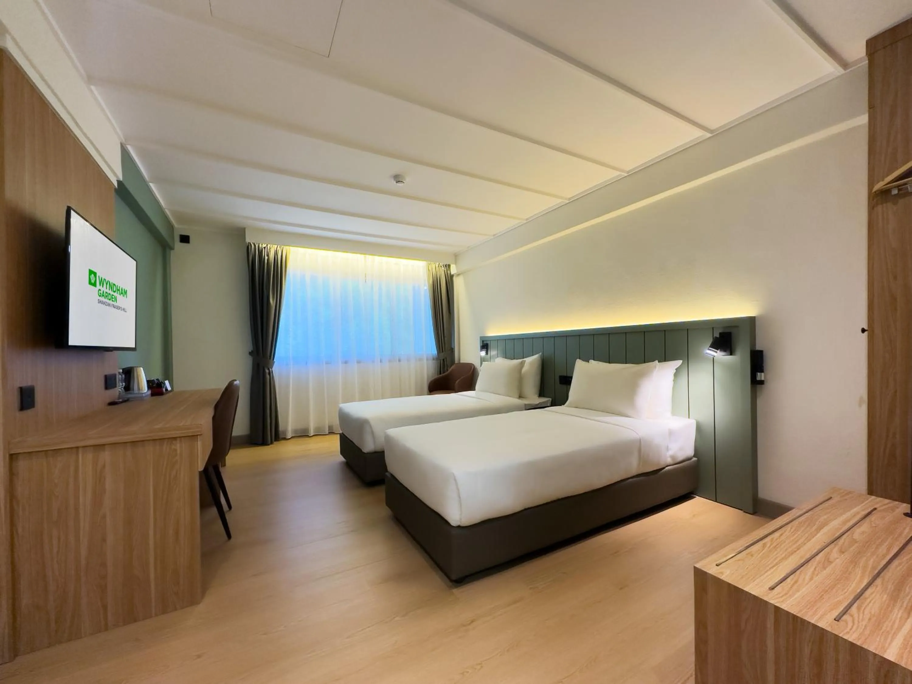 Room with Two Single Beds - Garden View in Wyndham Garden Shahzan Fraser's Hill