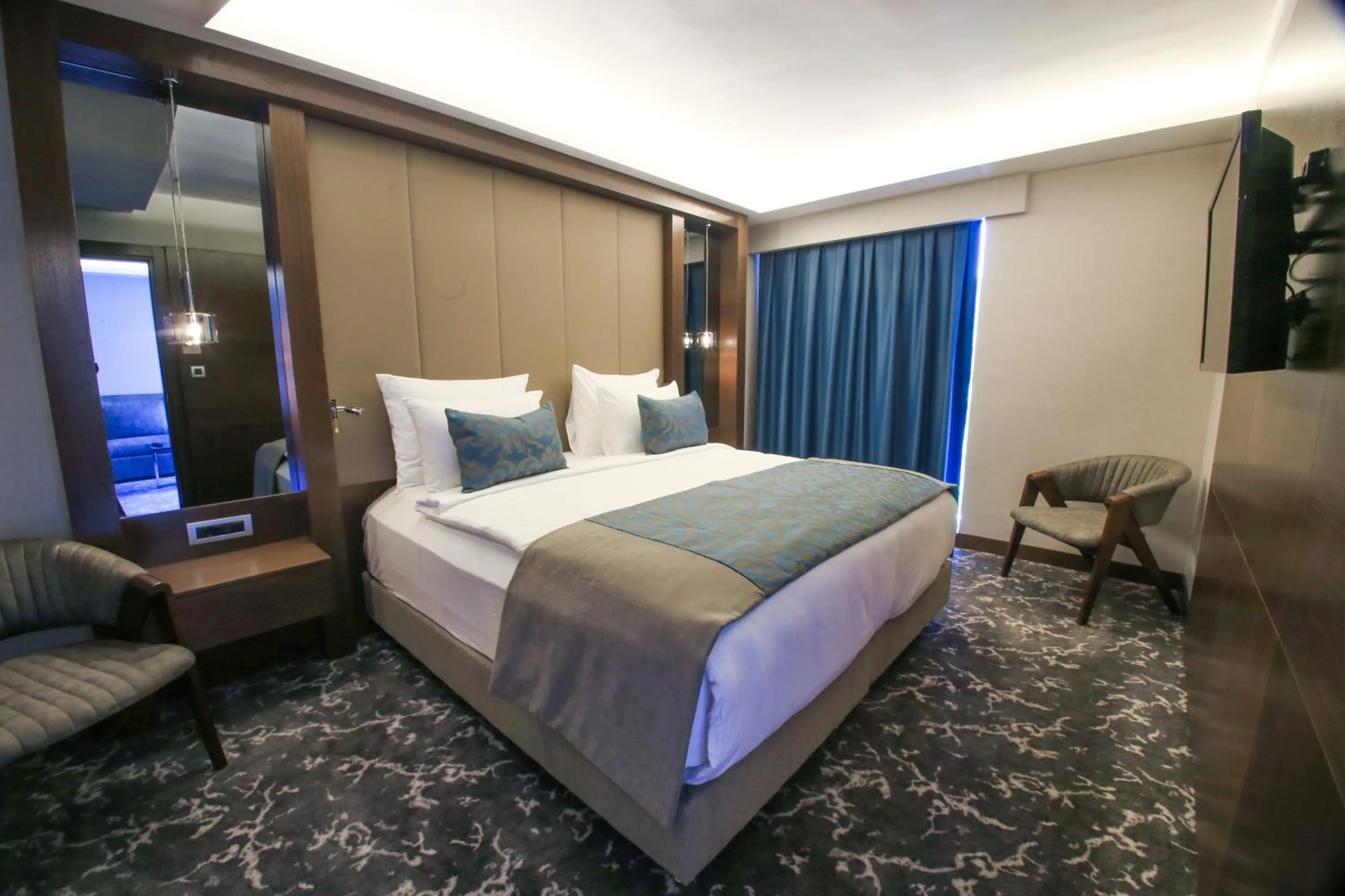 Bed in AYMİRA HOTEL & SPA