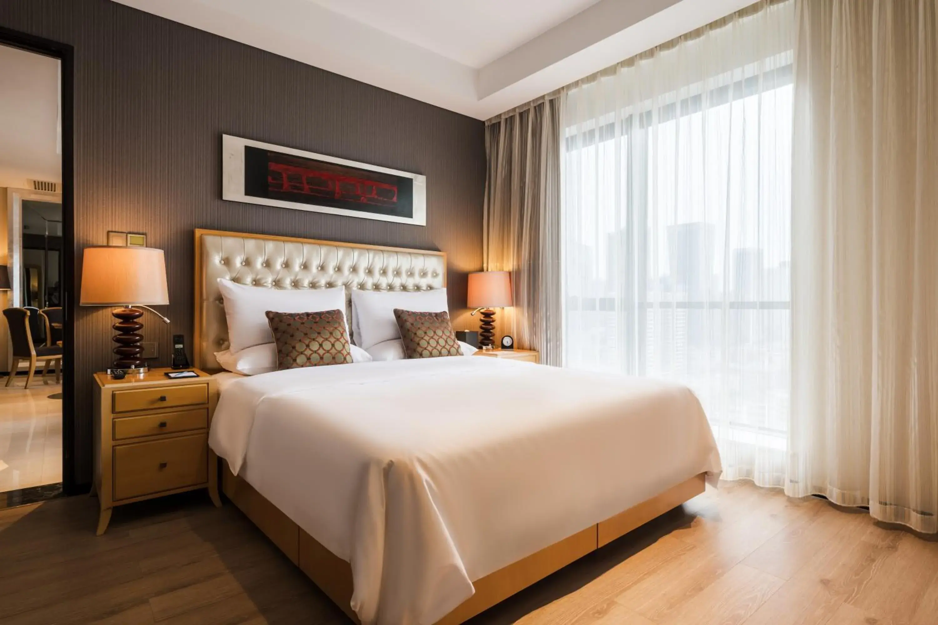 Bedroom, Bed in Oakwood Premier Guangzhou Bedroom, Bed in Oakwood Premier Guangzhou